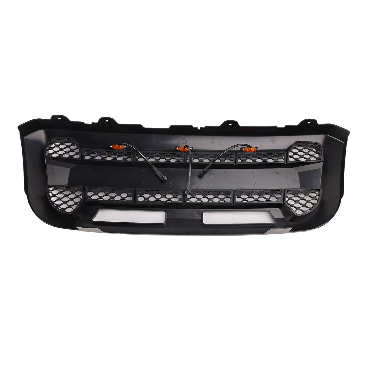 Calandre de pare-chocs avant noire mate avec éclairage LED pour Ford Ranger (2004-2011).