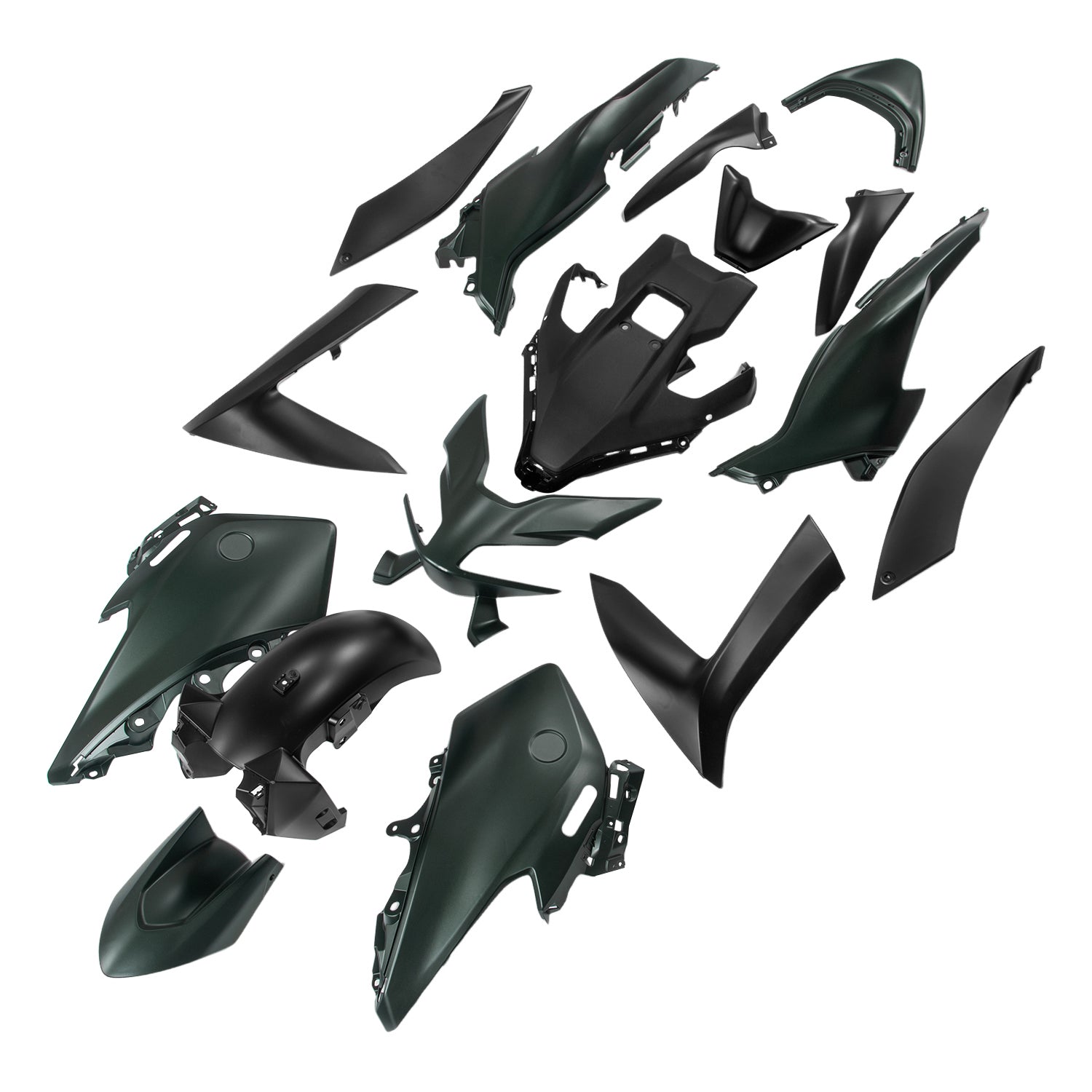Kit de carénage de carrosserie en plastique ABS d'injection pour Yamaha T-MAX 560 2022-2024 12#