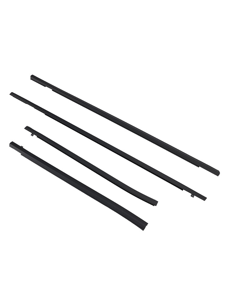 Joint d'étanchéité en caoutchouc pour ceinture de porte Honda FIT JAZZ 1re génération 2001-2008, 4 pièces