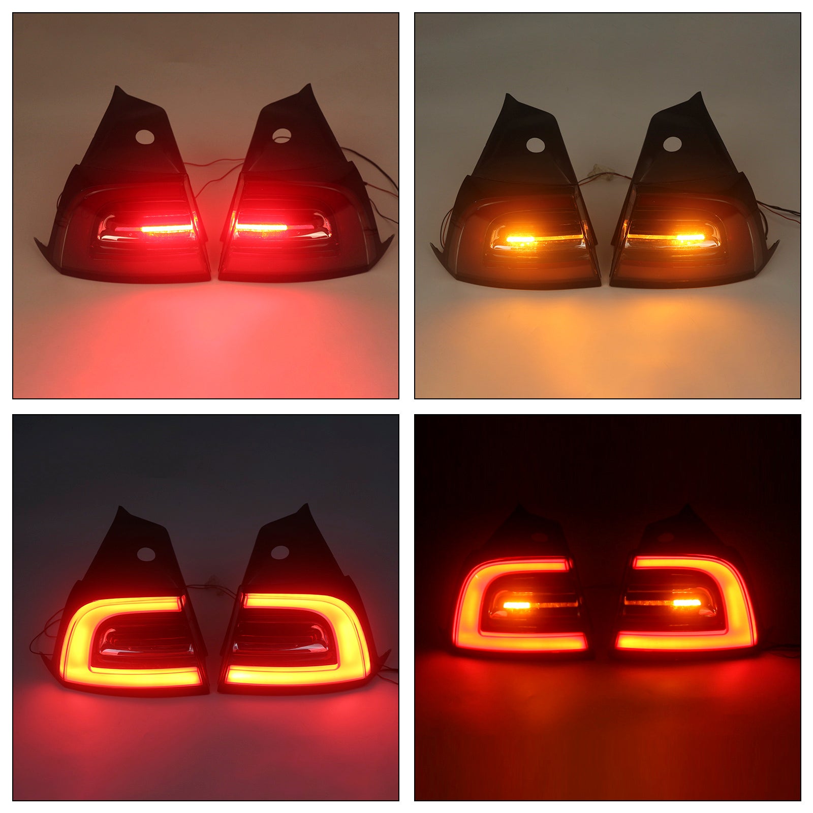 Luce sinistra e destra LED per Tesla Modello 3 2017-2023 (1077399-00, 1077398-00)