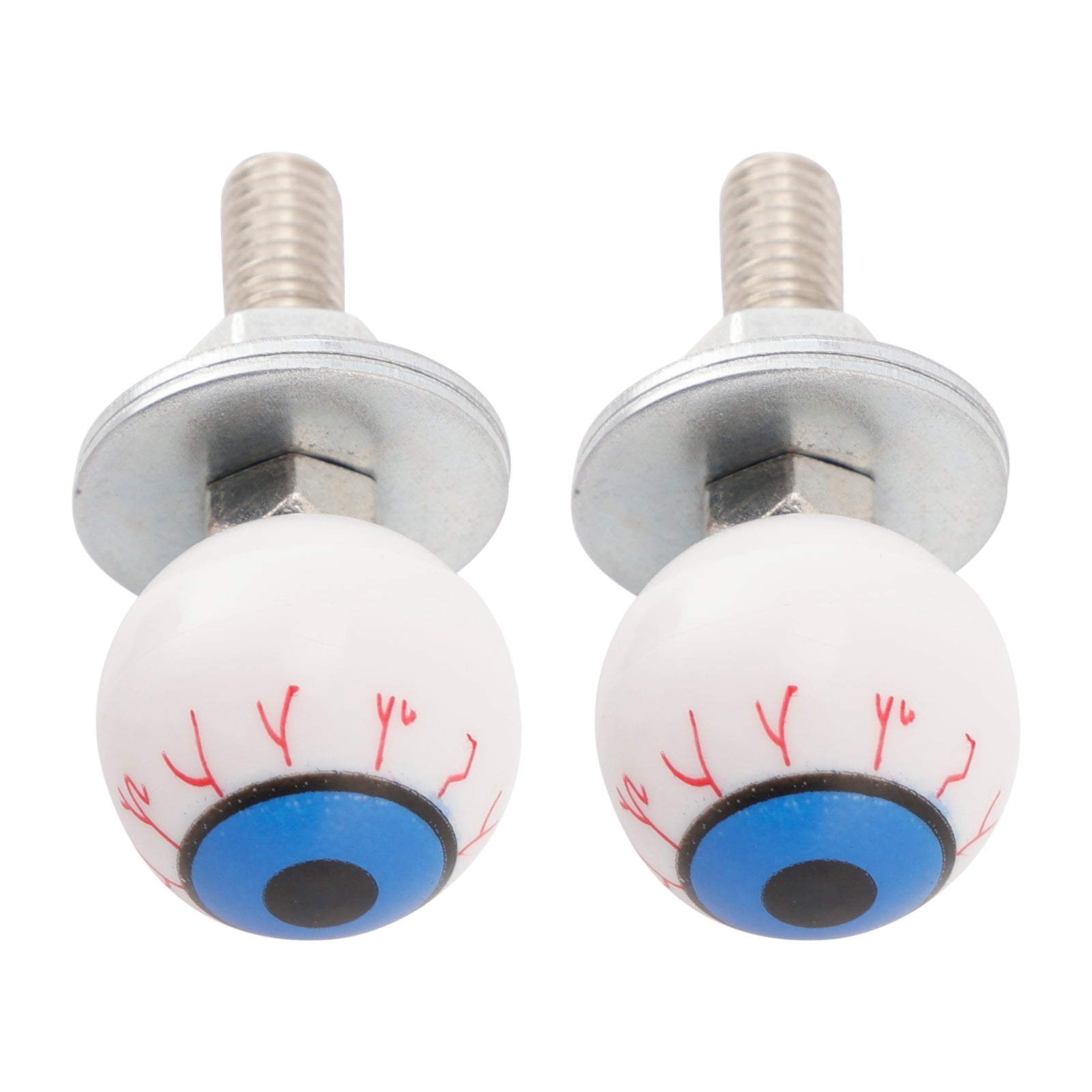 2 henkilökohtaista muovisia rekisterikilven pulttia moottoripyörään, hakkurin, kolmipyörälle