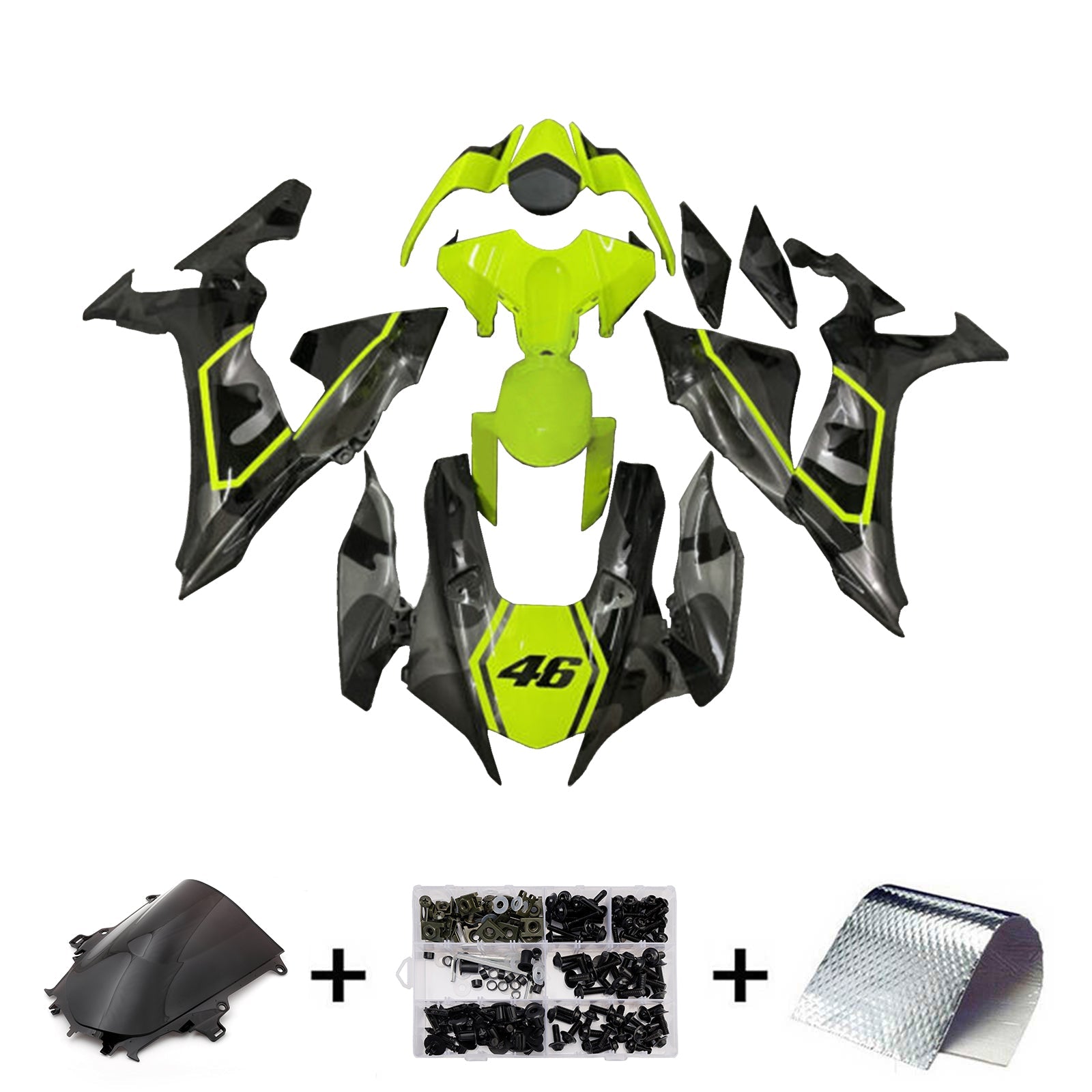 Kit carena iniettata in plastica ABS per Yamaha YZF-R1 2020-2025