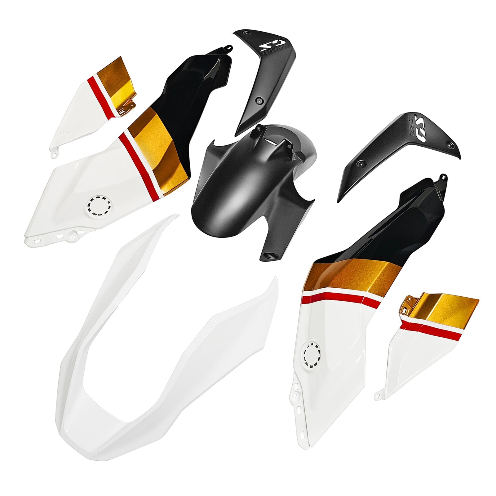 Kit de carénage de carrosserie en plastique ABS injecté pour BMW R1300GS 2024-2025 02#