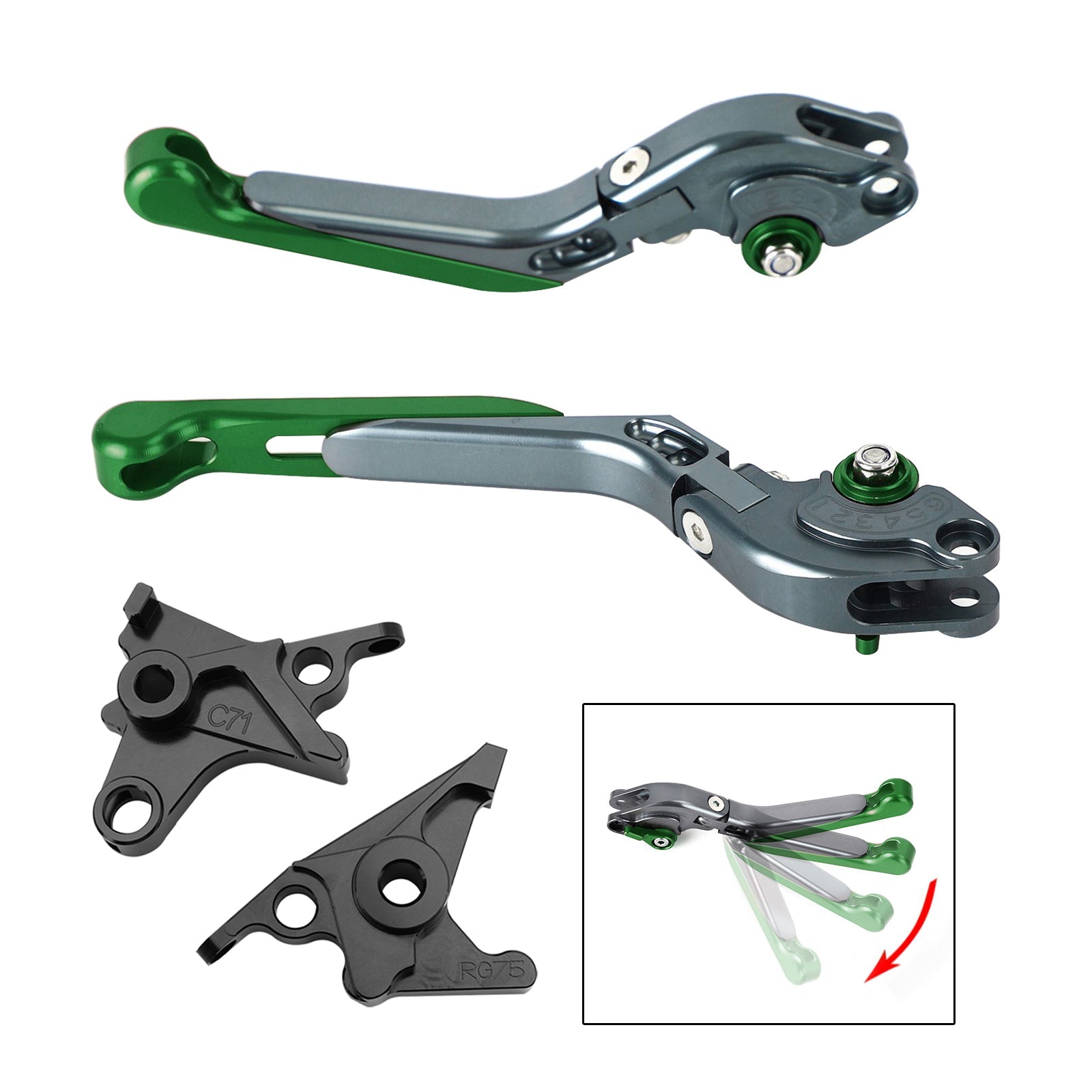 Levier de frein d'embrayage réglable pour BMW R NINE T /PURE/RACER 2017-2023