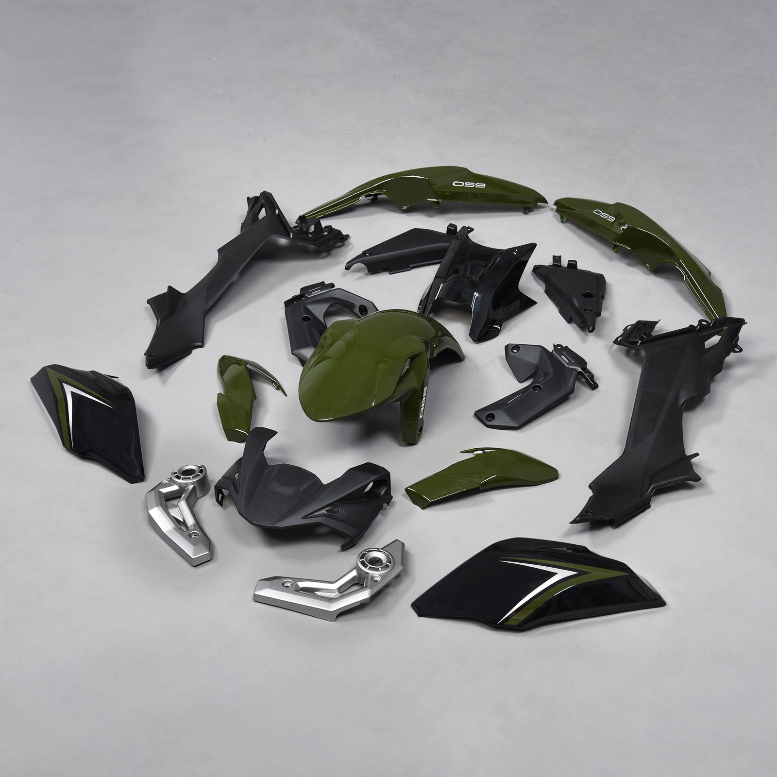 Kit de carénage par injection , carrosserie en plastique ABS Pour Kawasaki Z650 2017-2019