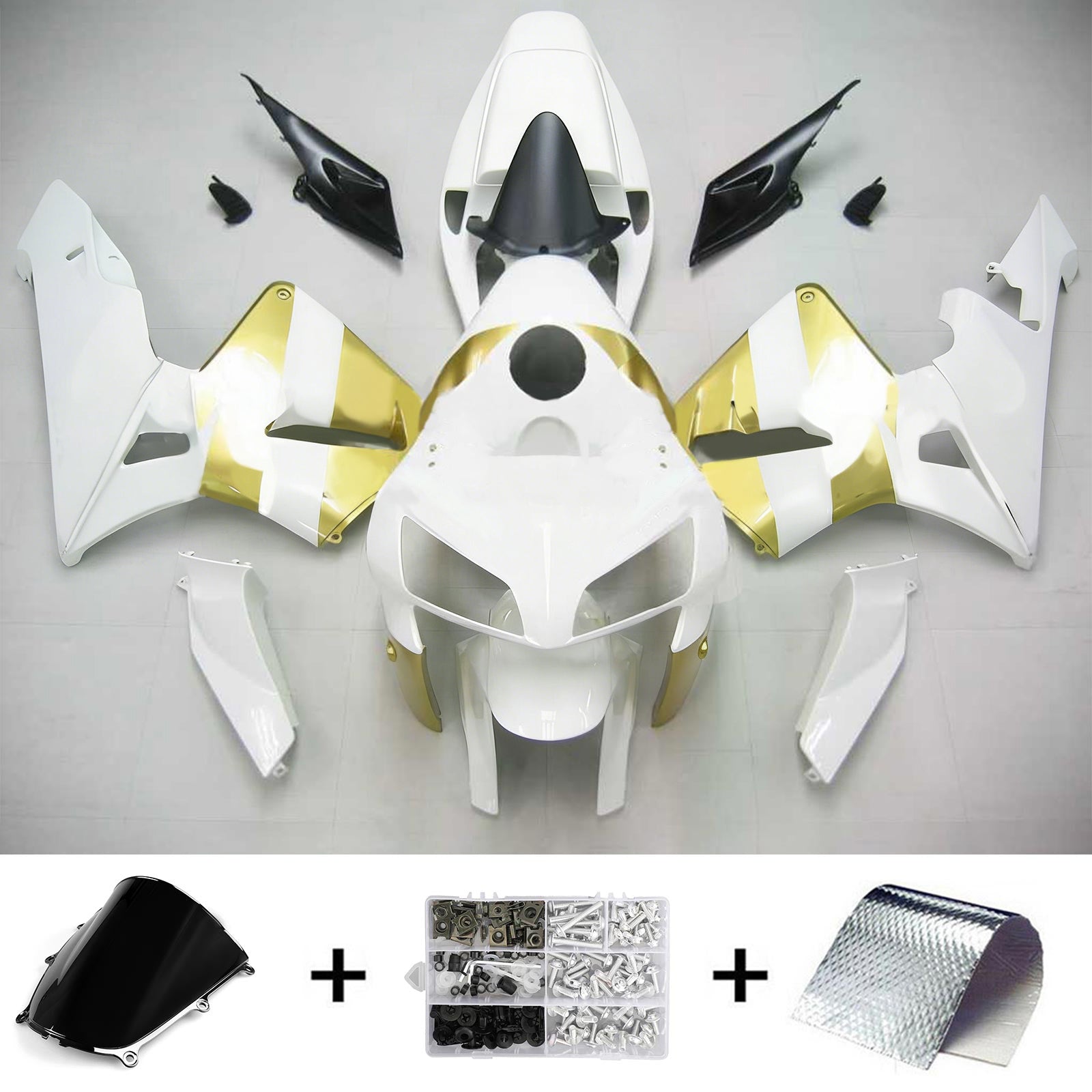Kit de carénage par injection, carrosserie en plastique ABS pour Honda CBR600RR 2005-2006 F5