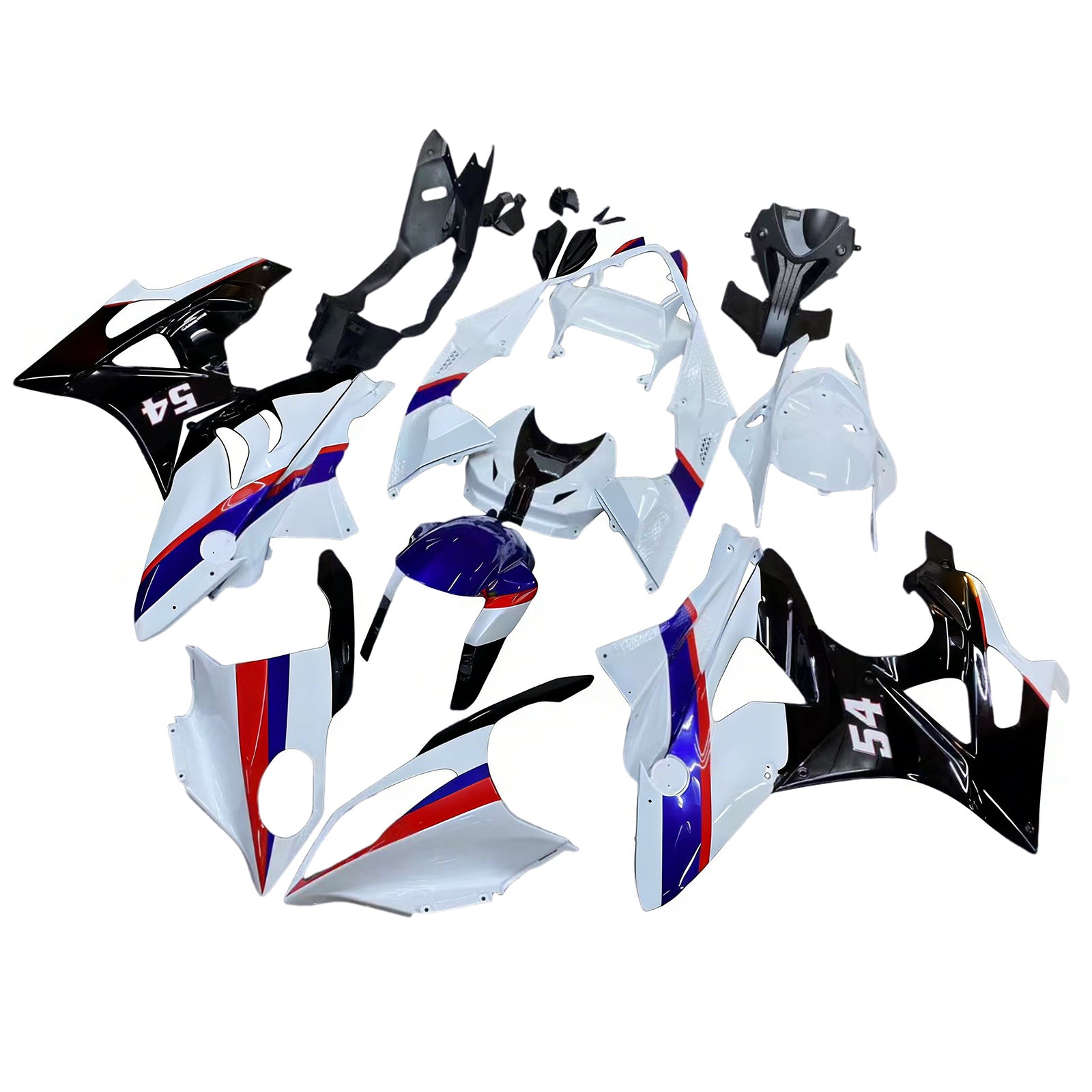 Kit de carénage à injection en plastique ABS pour BMW S1000RR 2009-2014