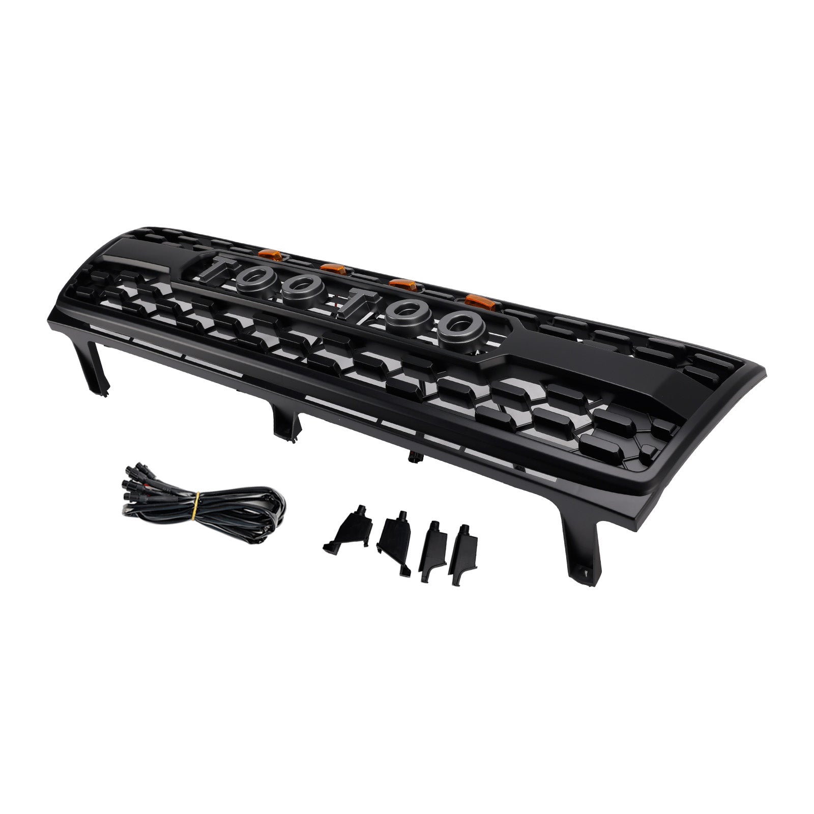 Grille in de voorbumper met honingraatpatroon'Bij compatibel met Toyota Tacoma 1997-2000 TRD PRO