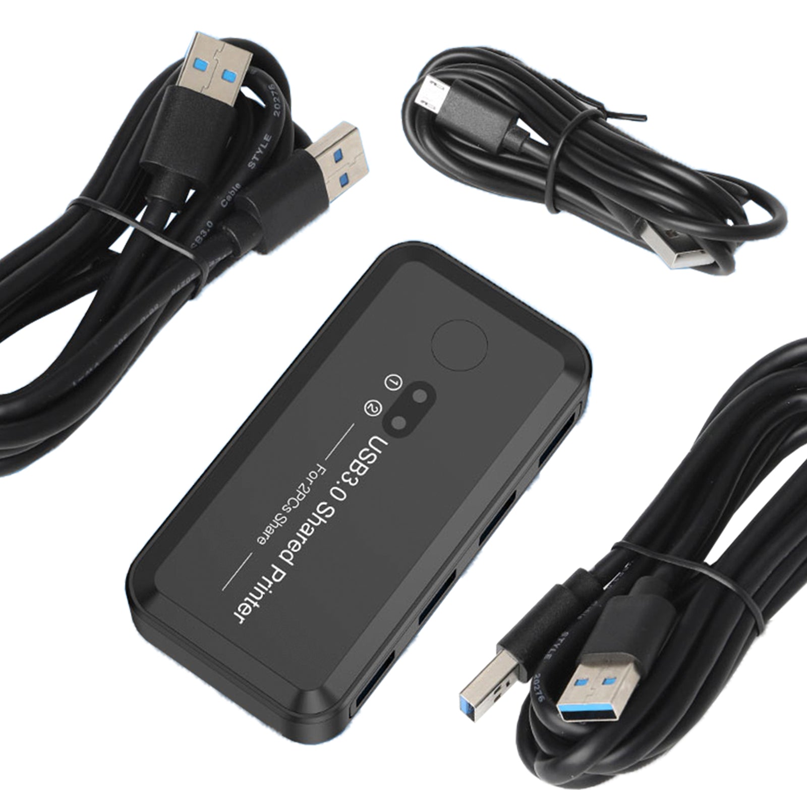 USB 3.0-switch 2 in 4 uit deelapparaat'printer Twee computers delen