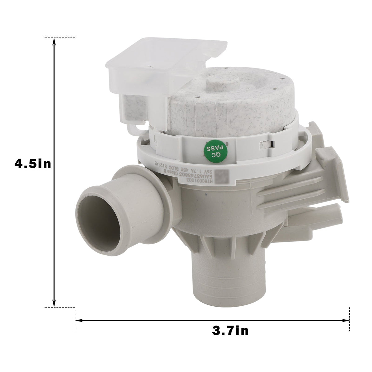 AHA75673401 Ablaufpumpenbaugruppe für Geschirrspüler, passend für LG DC26V WT7100CW/00-Motoren