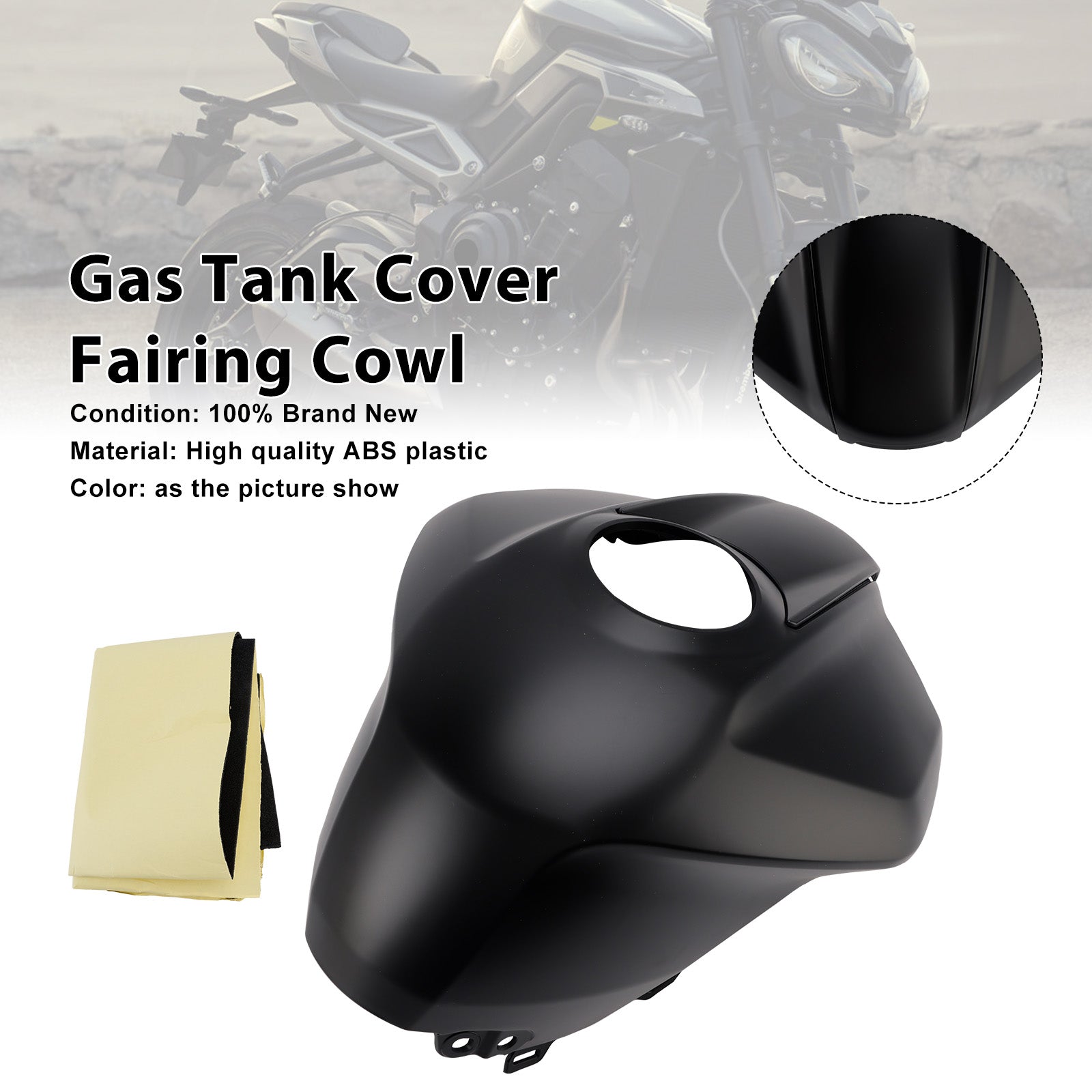 Cache de réservoir d'essence et garniture de carénage pour Street Triple 765 R/RS 2023-2025