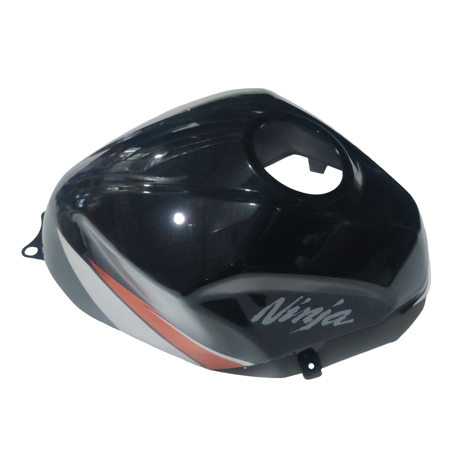 Amotopart Kawasaki EX400/Ninja 400 2018-2023 Pomarańczowo-srebrna owiewka Nadwozie Tworzywo ABS