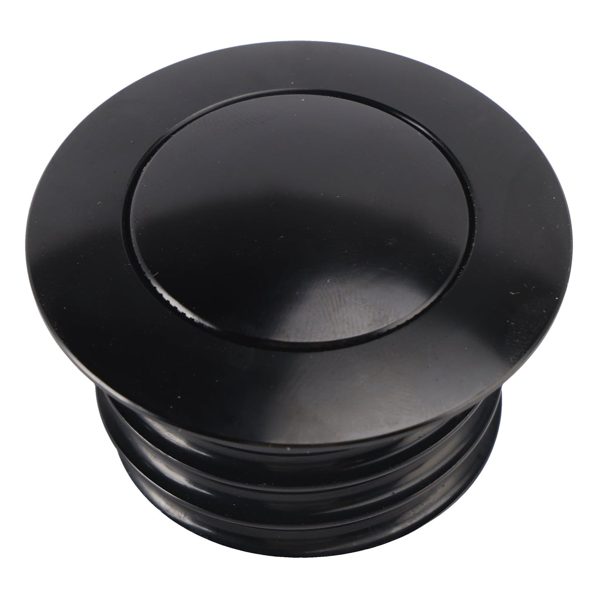 Ensemble de bouchons de réservoir d'essence à ouverture escamotable noirs pour Softail Low Rider Dyna Sport Super Glide