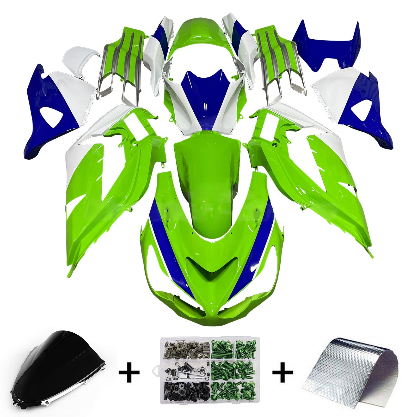 Kit de carénage par injection pour Kawasaki ZX14R ZZR1400 2012-2025
