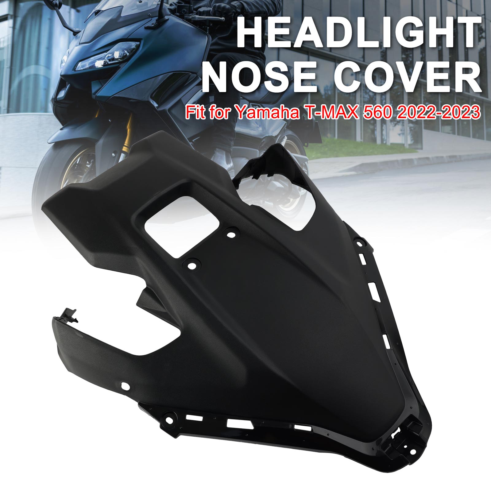 Couvercle de nez de phare avant non peint  pour Yamaha T-MAX 560 2022-2024