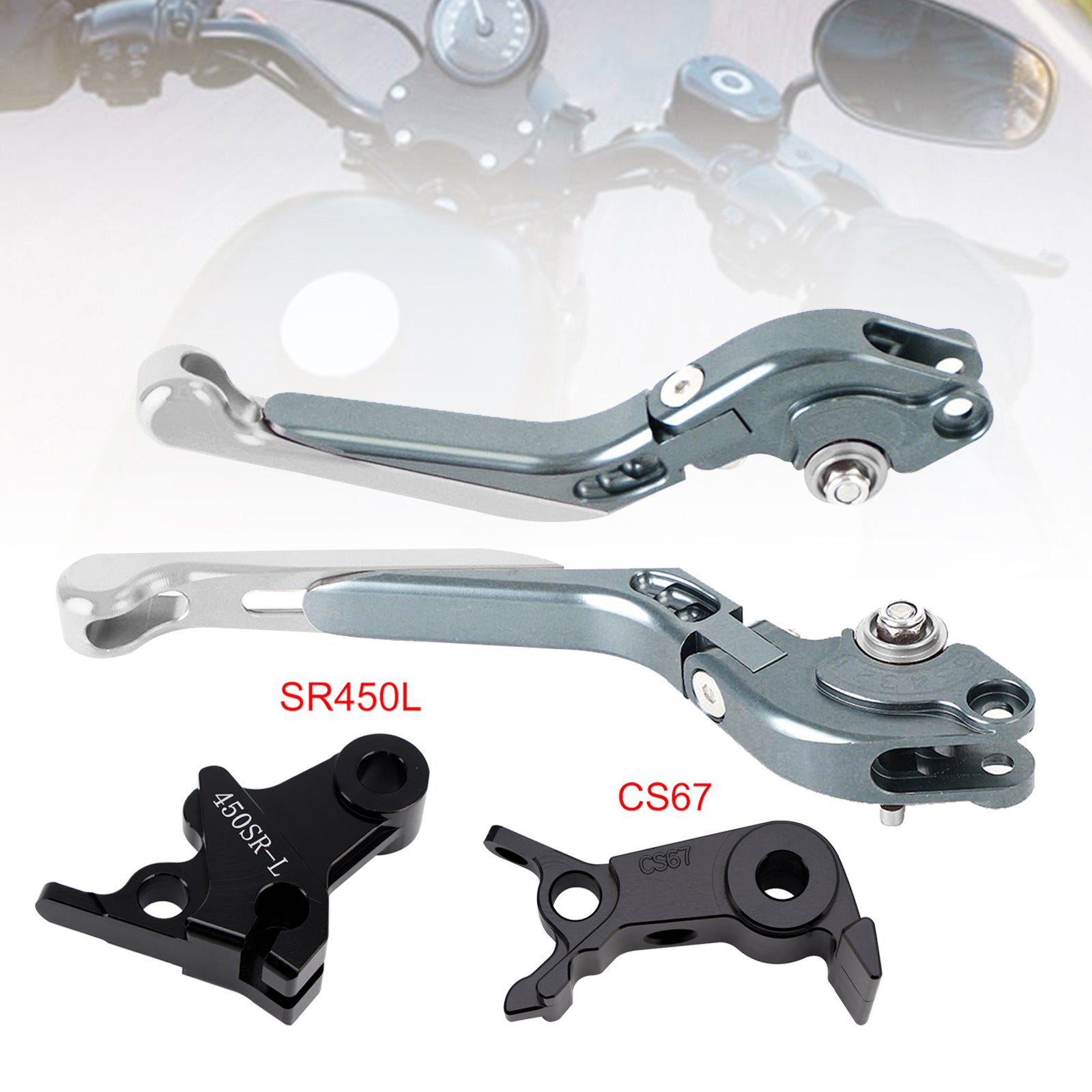 Levier de frein et d'embrayage réglable compatible avec VOGE DS900X 900DSX 2024-2026