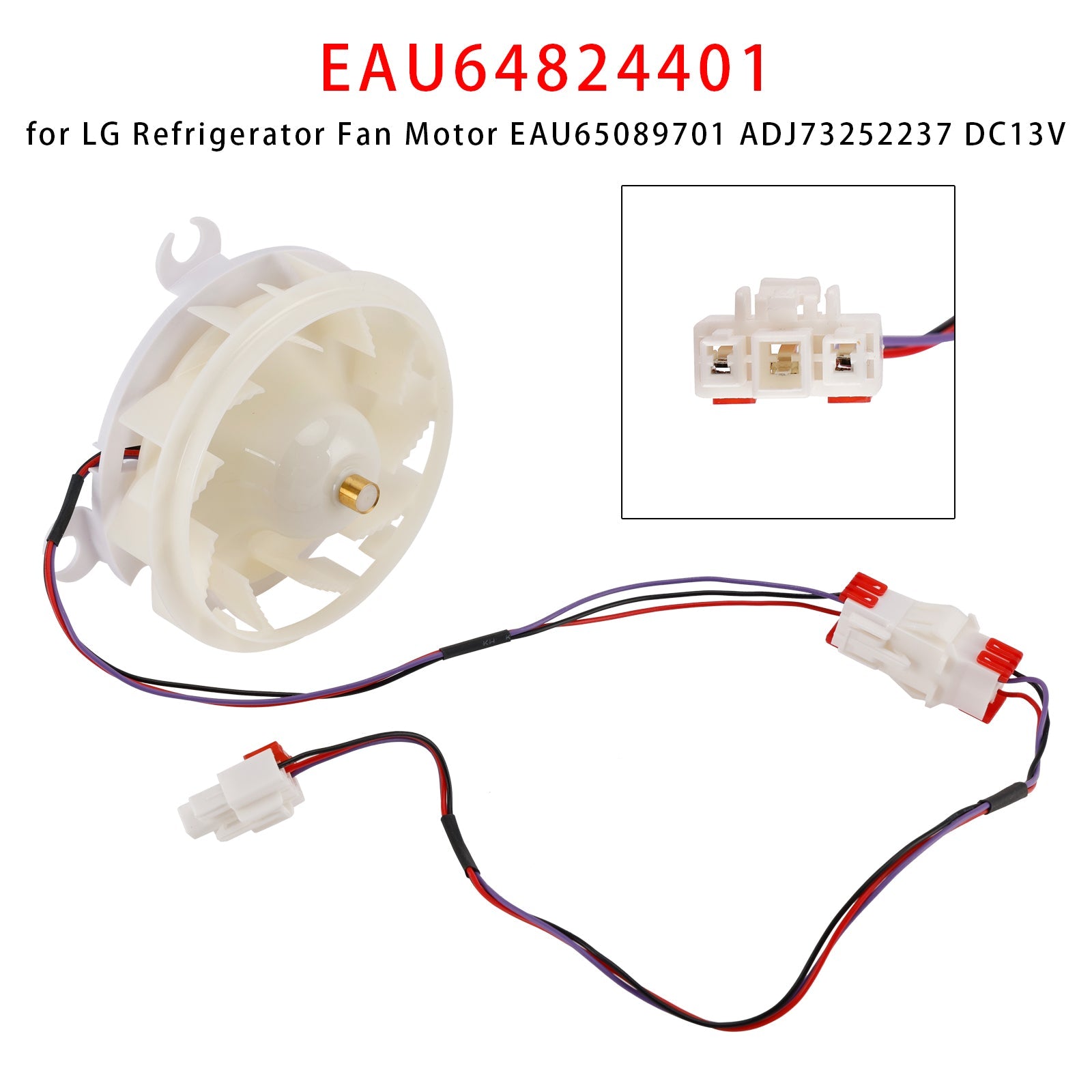 Moteur de ventilateur de réfrigérateur LG EAU64824401 EAU65089701 ADJ73252237 DC13V