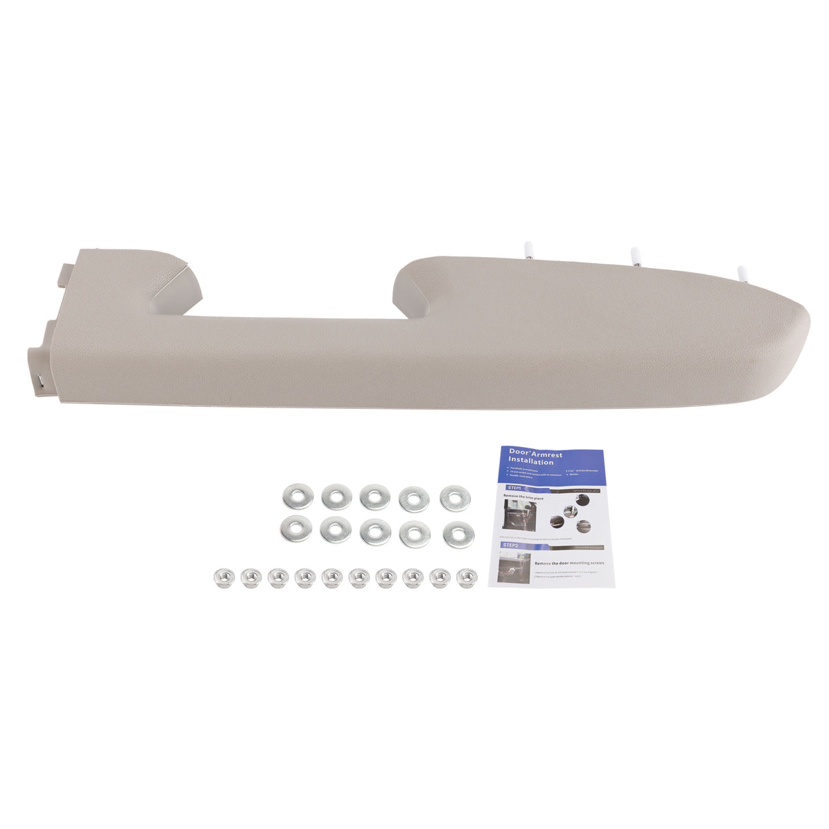 Kit de réparation d'accoudoir avant droit pour Chevy Silverado 1500 2500HD 2010-2014 (gris)