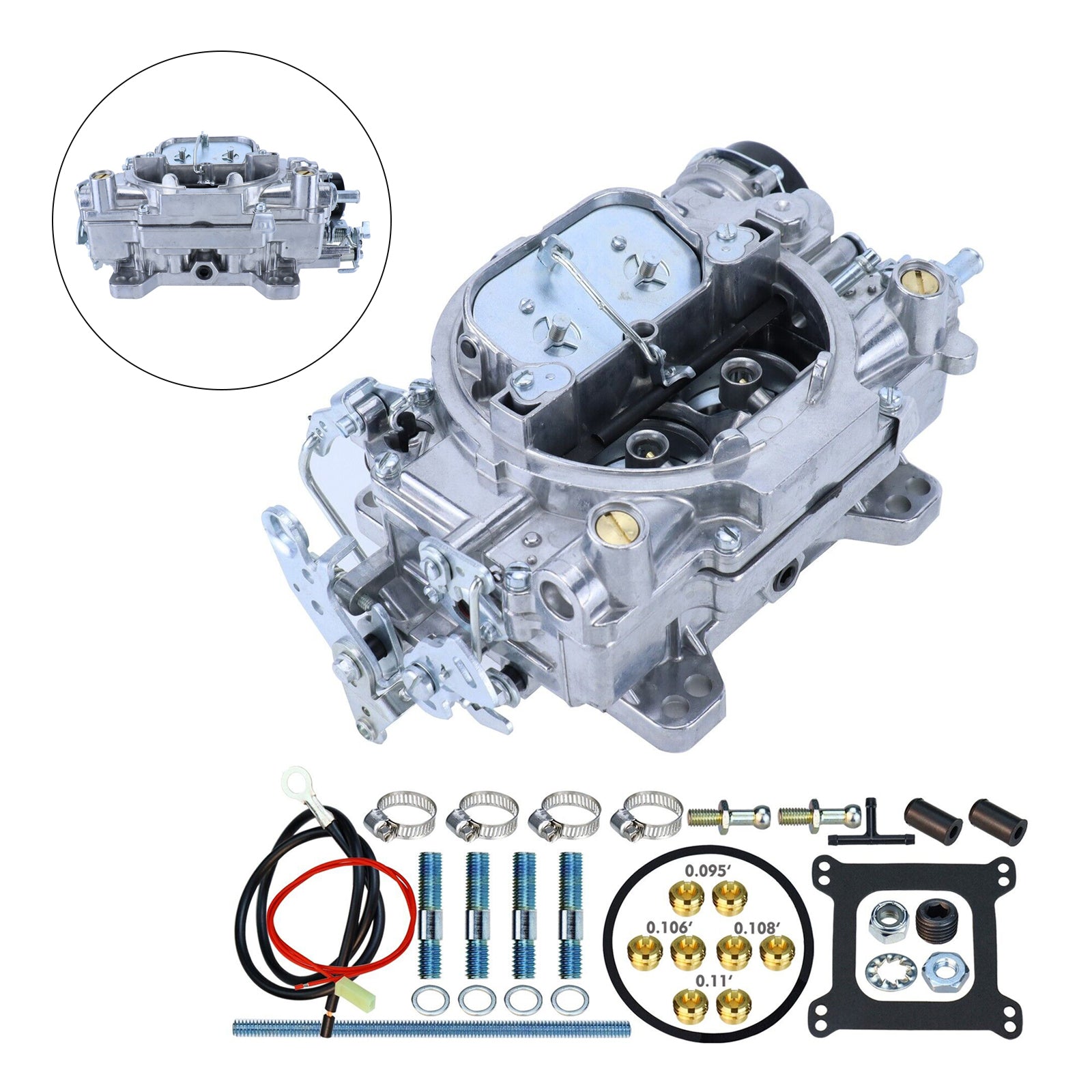 Edelbrock Carburador Estrangulador Eléctrico 500 CFM Carburador 500 CFM Estrangulador Eléctrico 1403