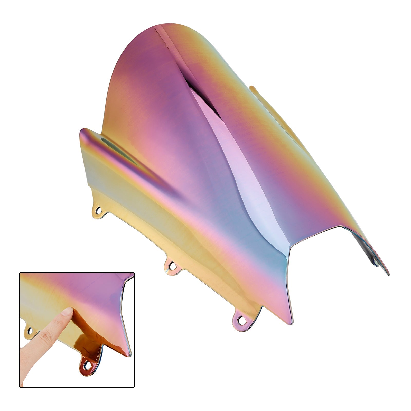 Windscherm compatibel met Suzuki GSX-8R 2024-2025 zwart