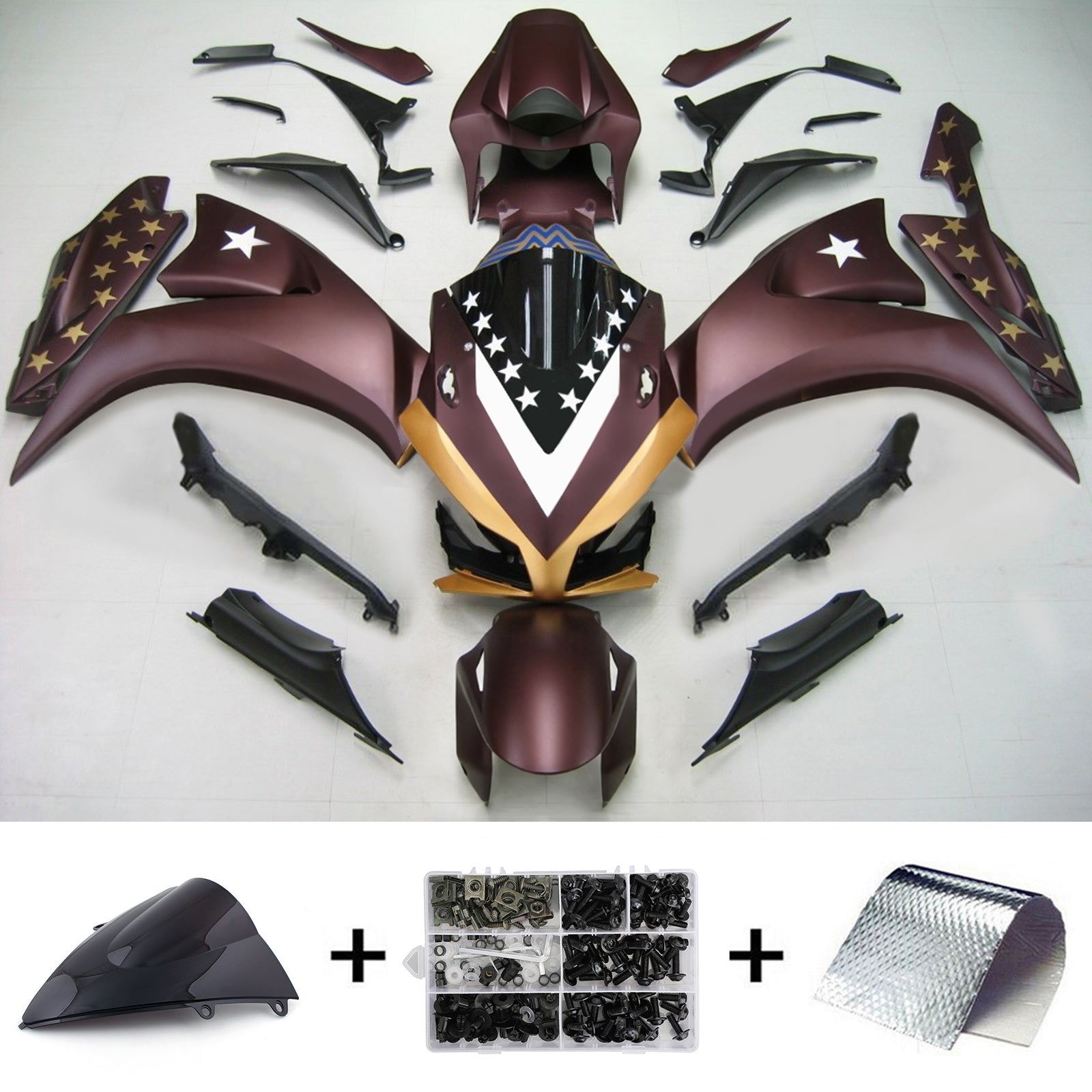 Kit de carénage par injection, carrosserie en plastique ABS pour Honda CBR1000RR 2012-2016
