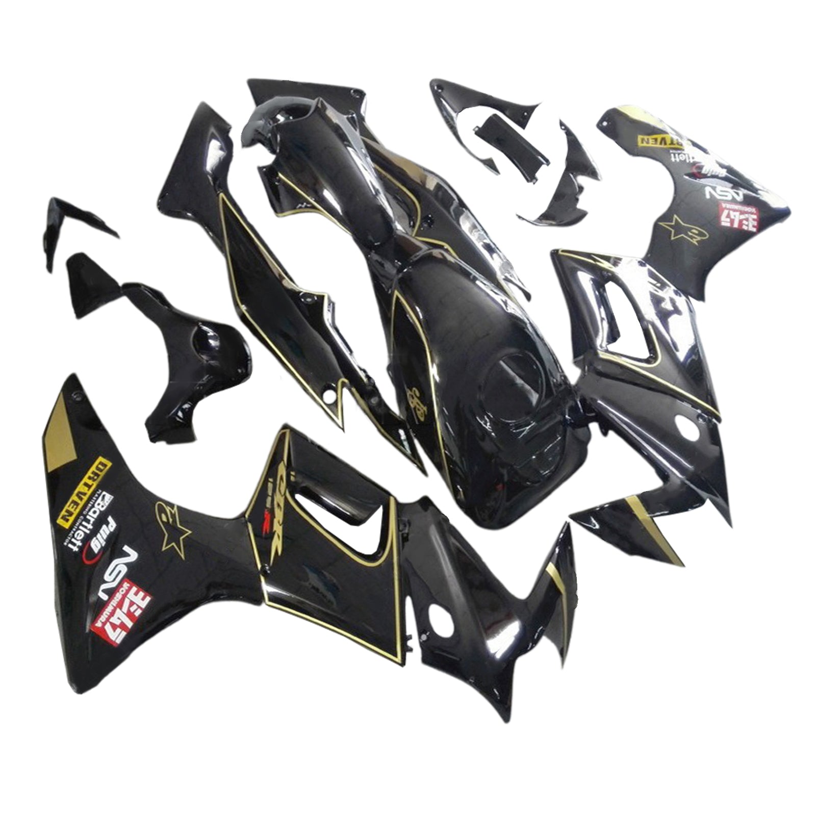 Kit carena iniezione Honda CBR125R 2002-2006 Carrozzeria in plastica ABS