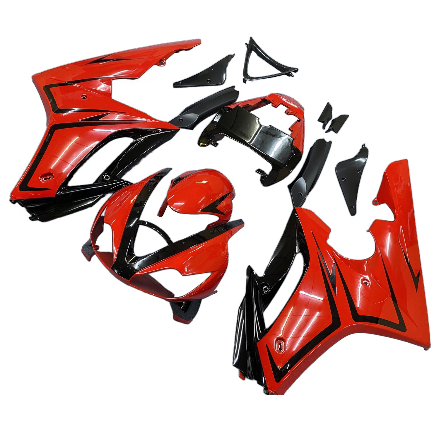 Kit de carénage par injection, carrosserie en plastique ABS, adapté à la Triumph Daytona 675 2006-2008