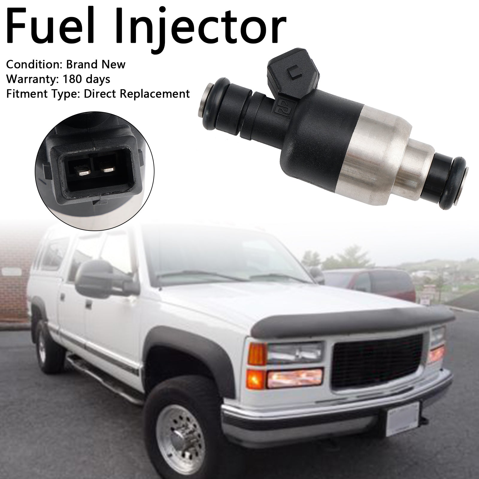 1 injecteur de carburant 17109596 pour Chevrolet Fit GMC 7.4L V8 1996-2000 83211150