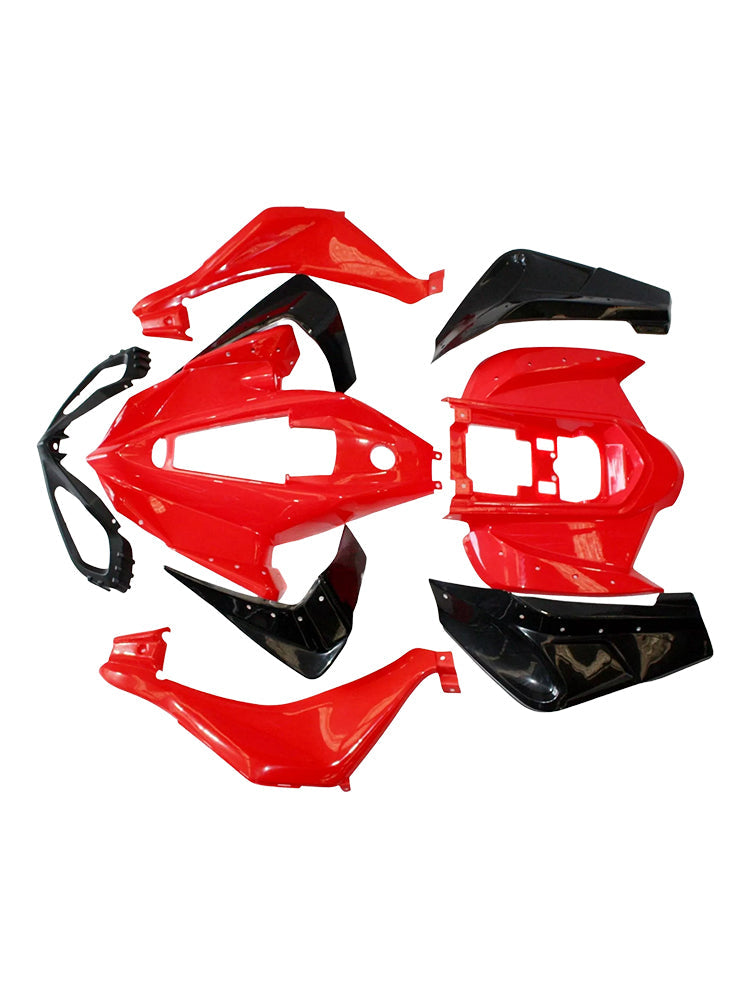 Kit carenatura e parafango in plastica per quad fuoristrada ATV Mars Sport 110cc 125cc Rosso