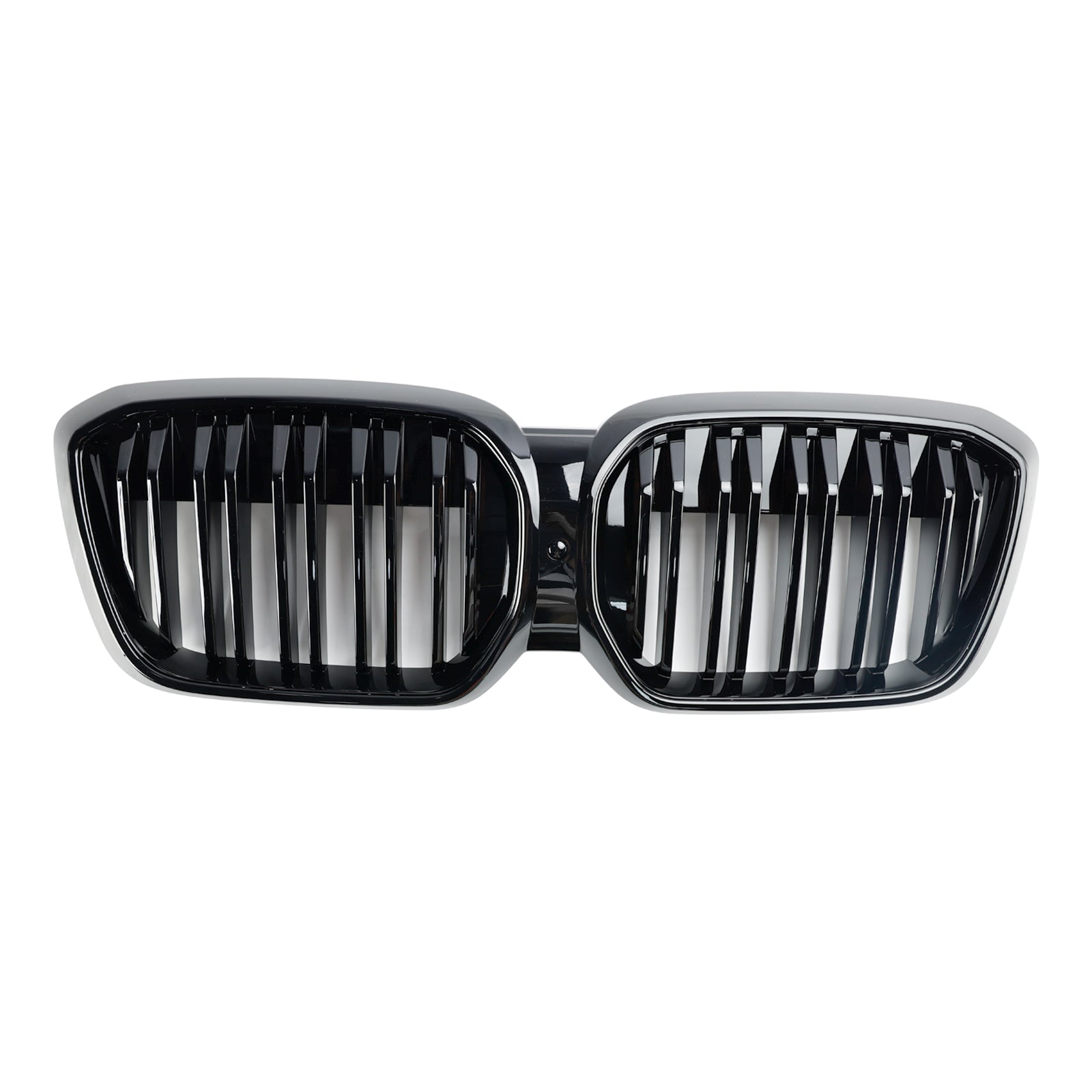 2022+ BMW IX3 G08 LCI Grille de calandre avant à double lamelles noir brillant