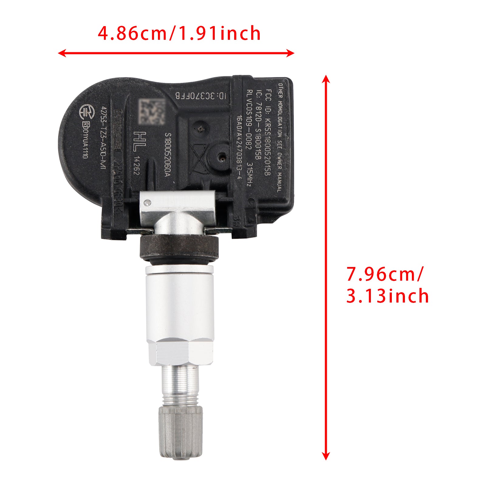 Capteur de pression des pneus TPMS 4X pour Acura MDX RDX TLX ILX 42753TZ3A51