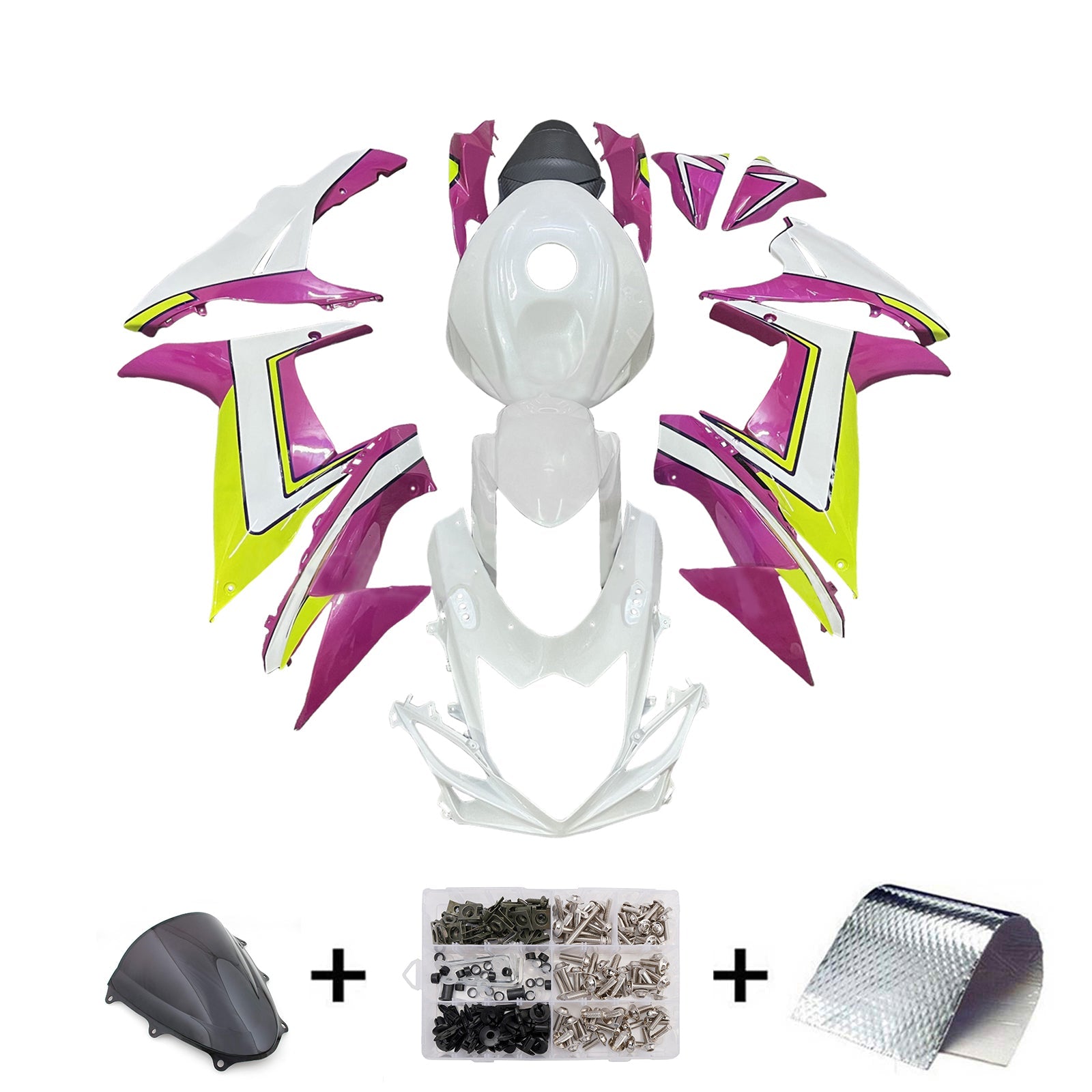 Kit di carenza iniettato in plastica ABS per Suzuki GSXR 600/750 2011-2025 K11