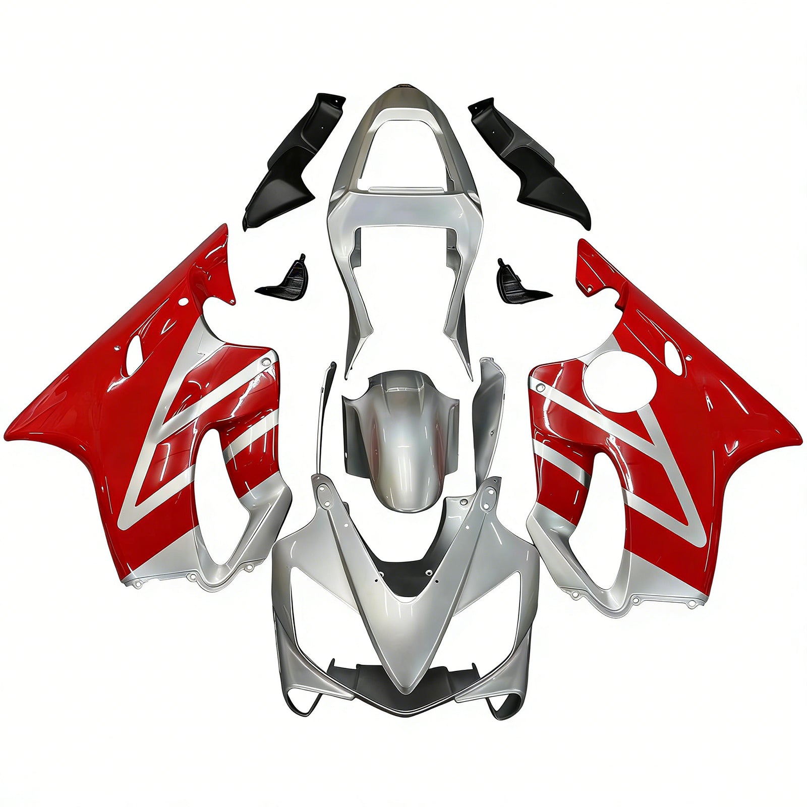 Kit de carénage par injection, carrosserie en plastique ABS, compatible avec Honda CBR600 F4i 2001-2003