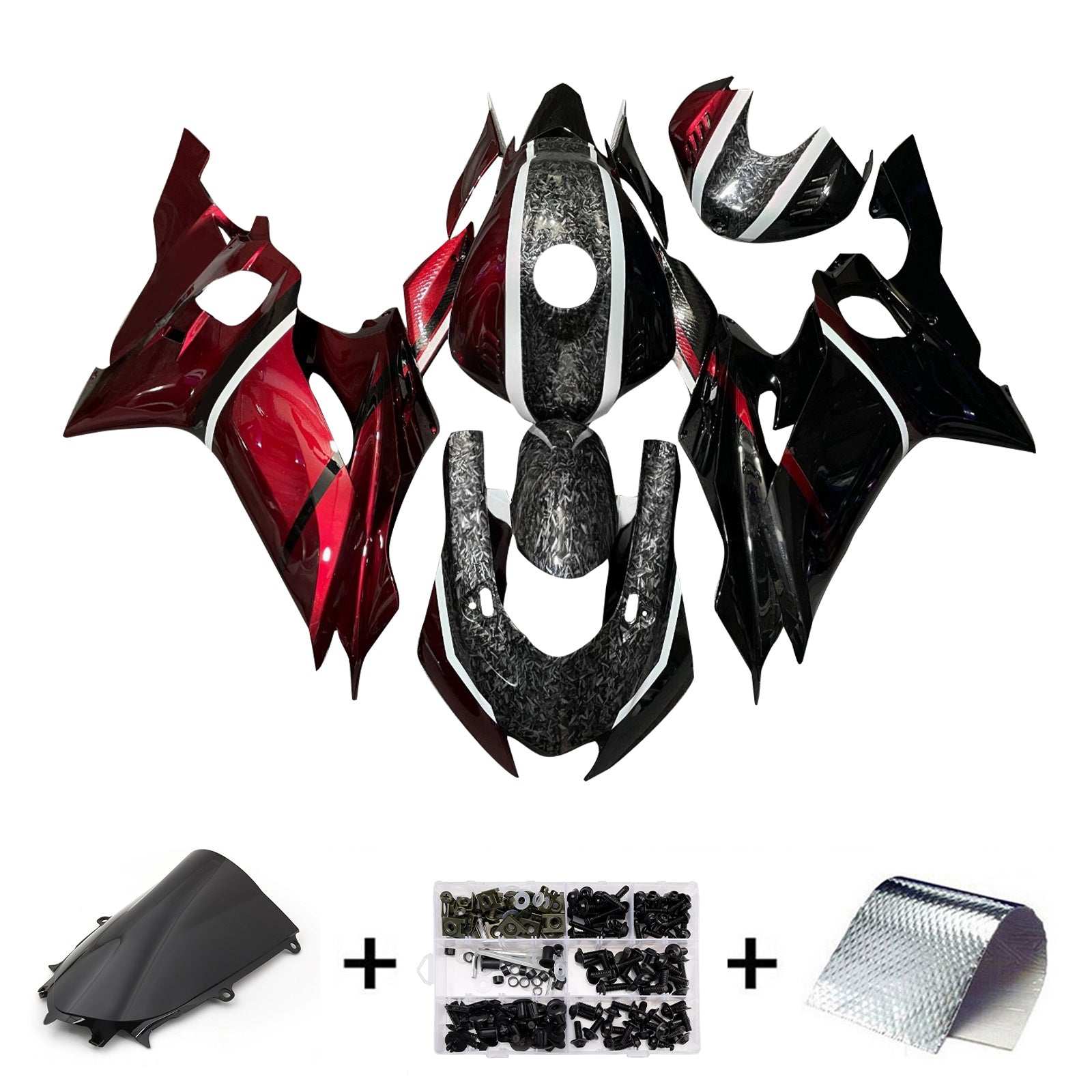 Kit carena iniettata in plastica ABS per Yamaha YZF-R6 2017-2023