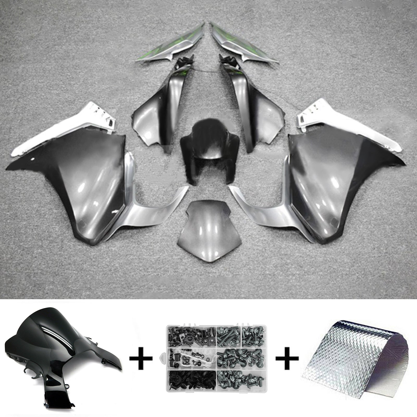 Kit de carénage injecté en plastique ABS pour Honda VFR1200 2010-2013