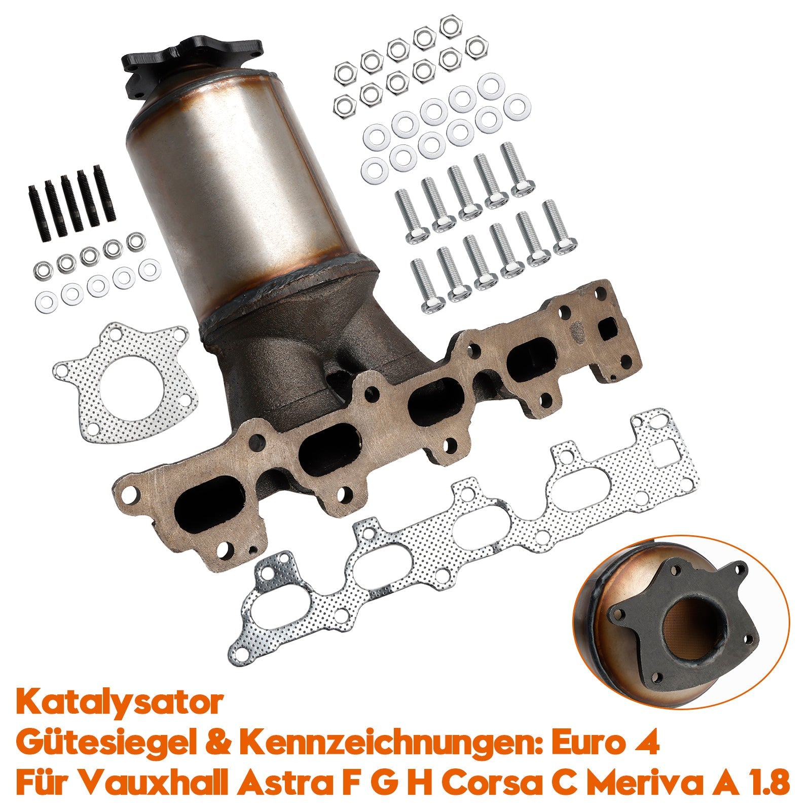 Katalityczny converter opel Zafira A MPV (T98) 1,8 16 V (F75) od 09/2003 850062 BM91021H