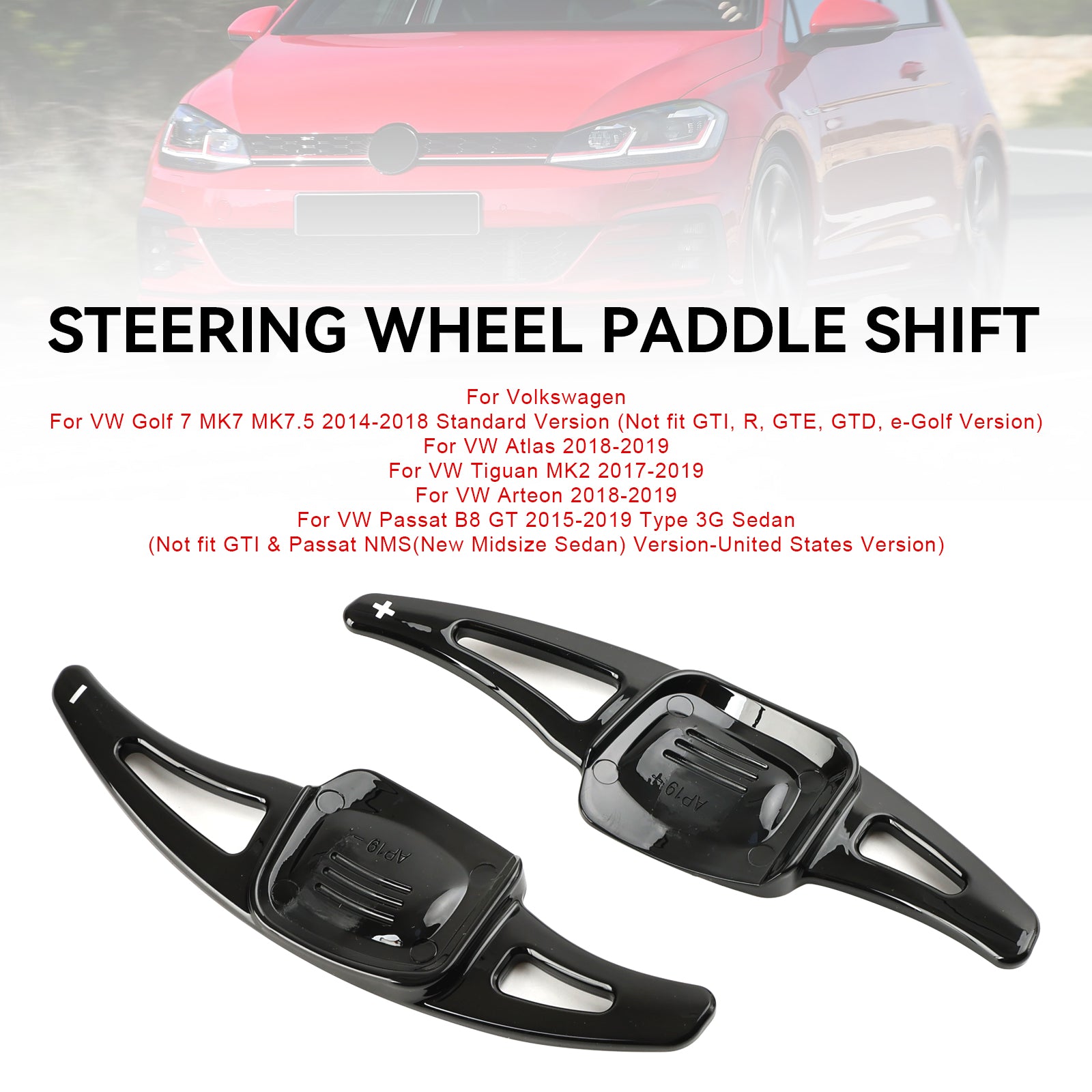 Steering Wheel Shift Paddle Shifter Extended Pour VW Golf 7 Variant Golf 8