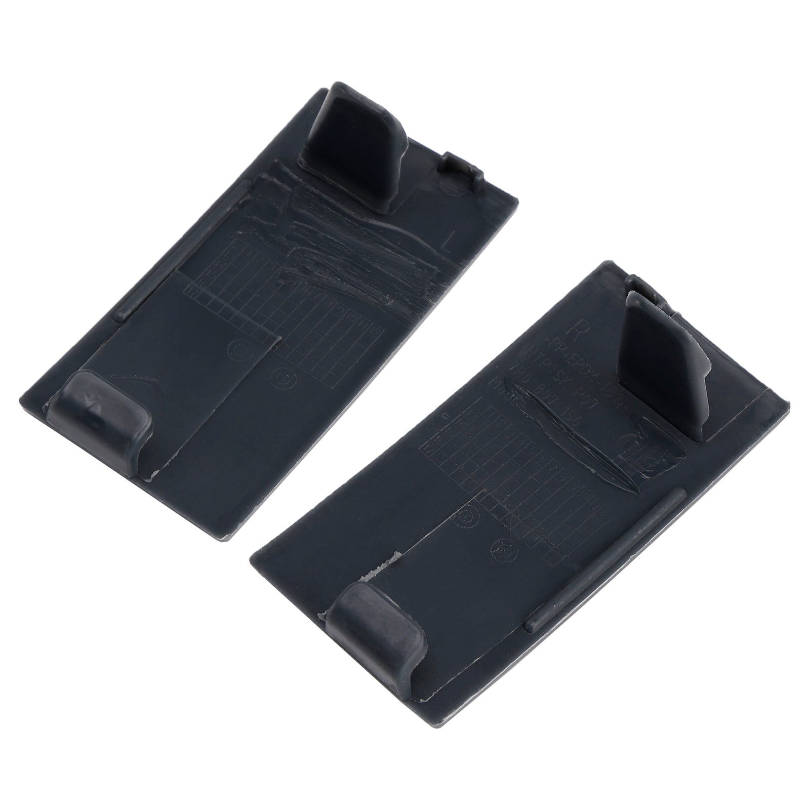 Par pokrovov za ušesce za vlečno kljuko sprednjega odbijača avtomobila za VW Touarge 2014-2018