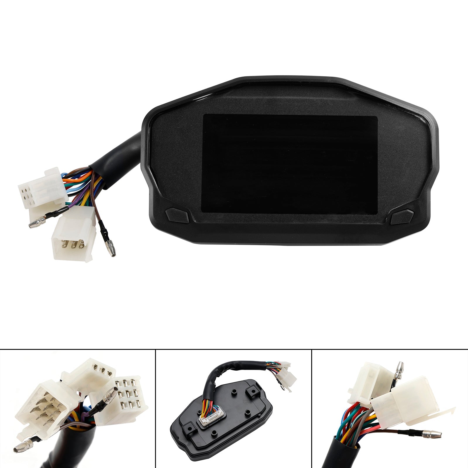 Cyfrowy licznik przebiegu LCD, podświetlenie, licznik prędkości, Universal for Motorcycle