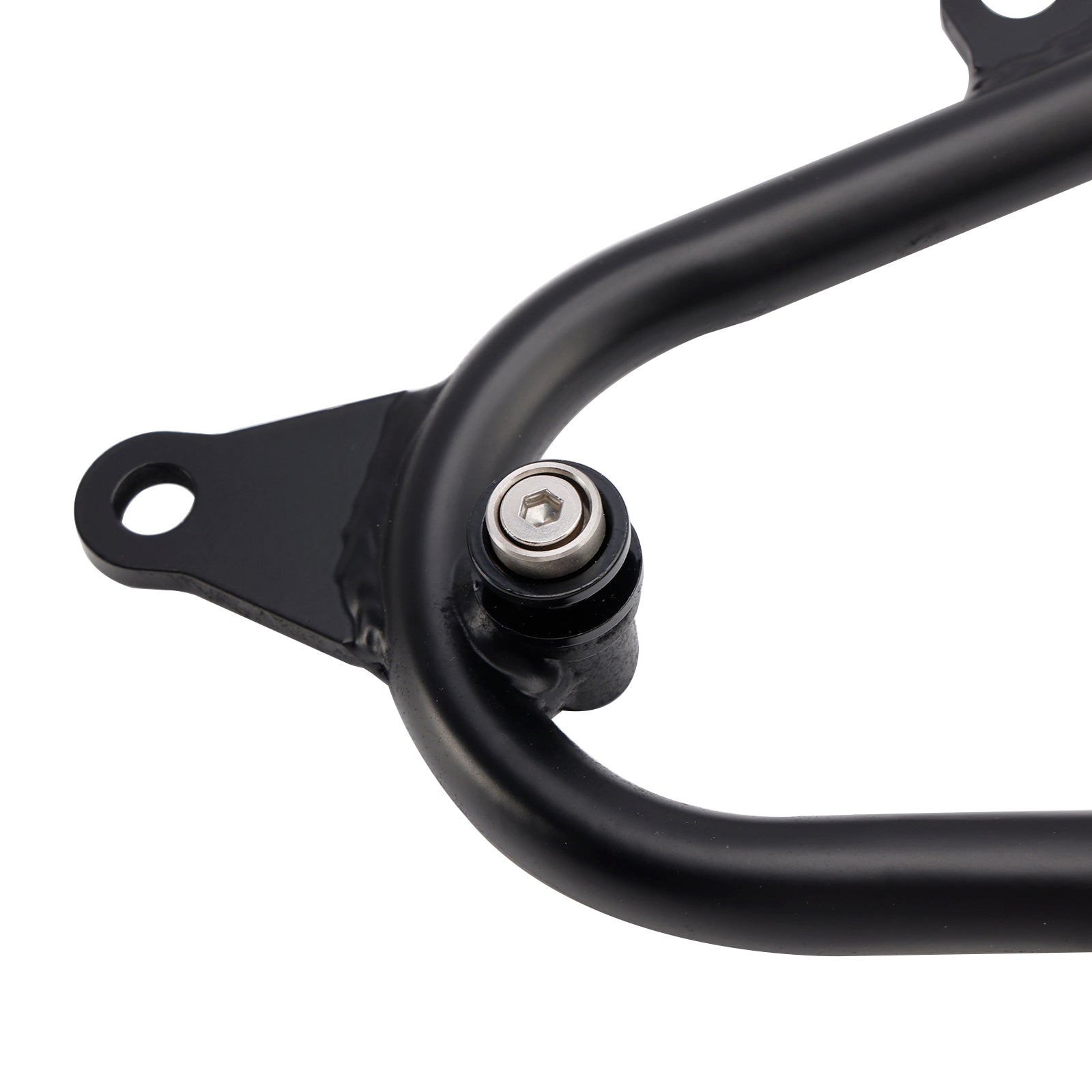 Soporte de soporte para la bolsa lateral negra para Kawasaki Eliminator 500 2024-2025