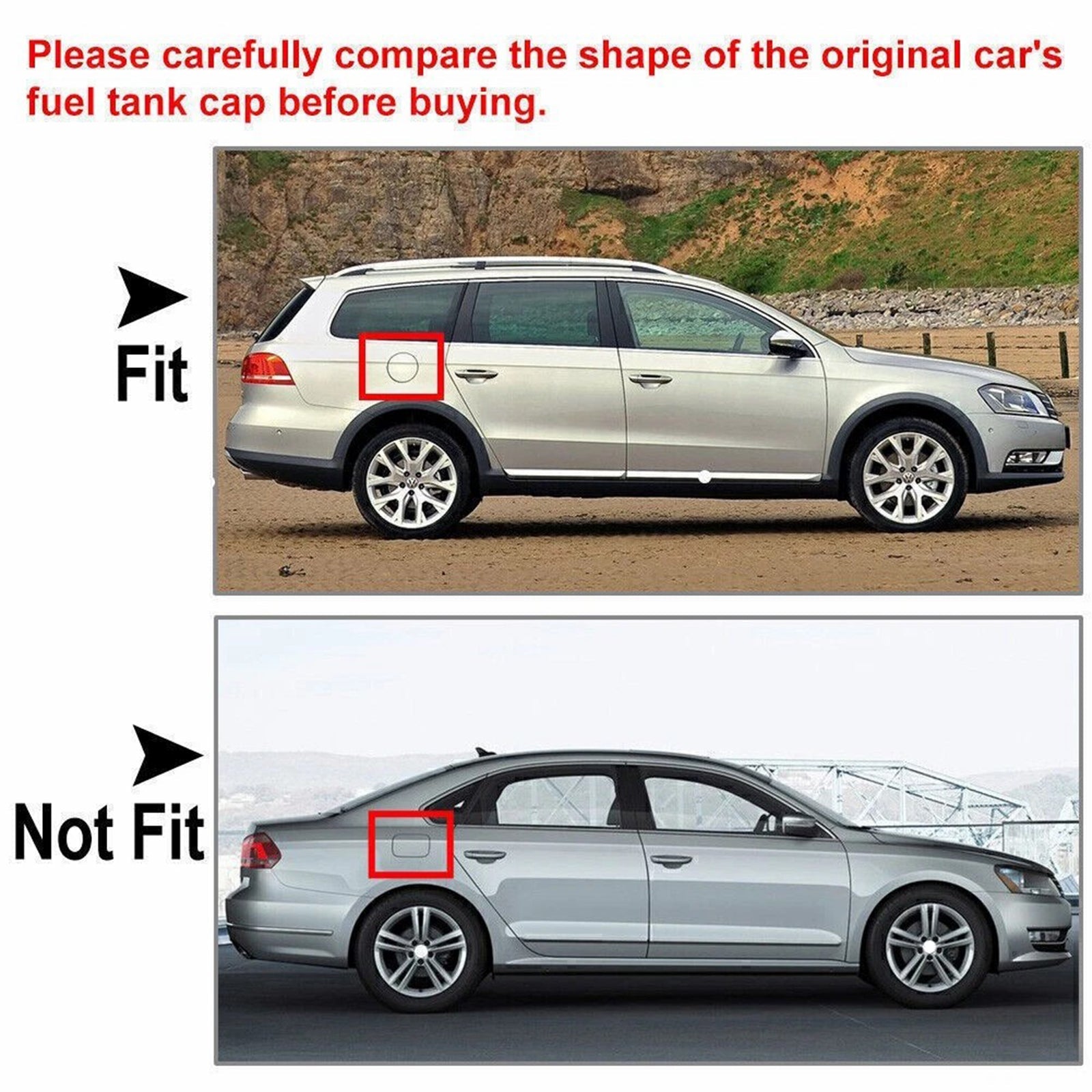 Pokrov posode za gorivo 3AD809857 za VW Passat B7 2012-2015
