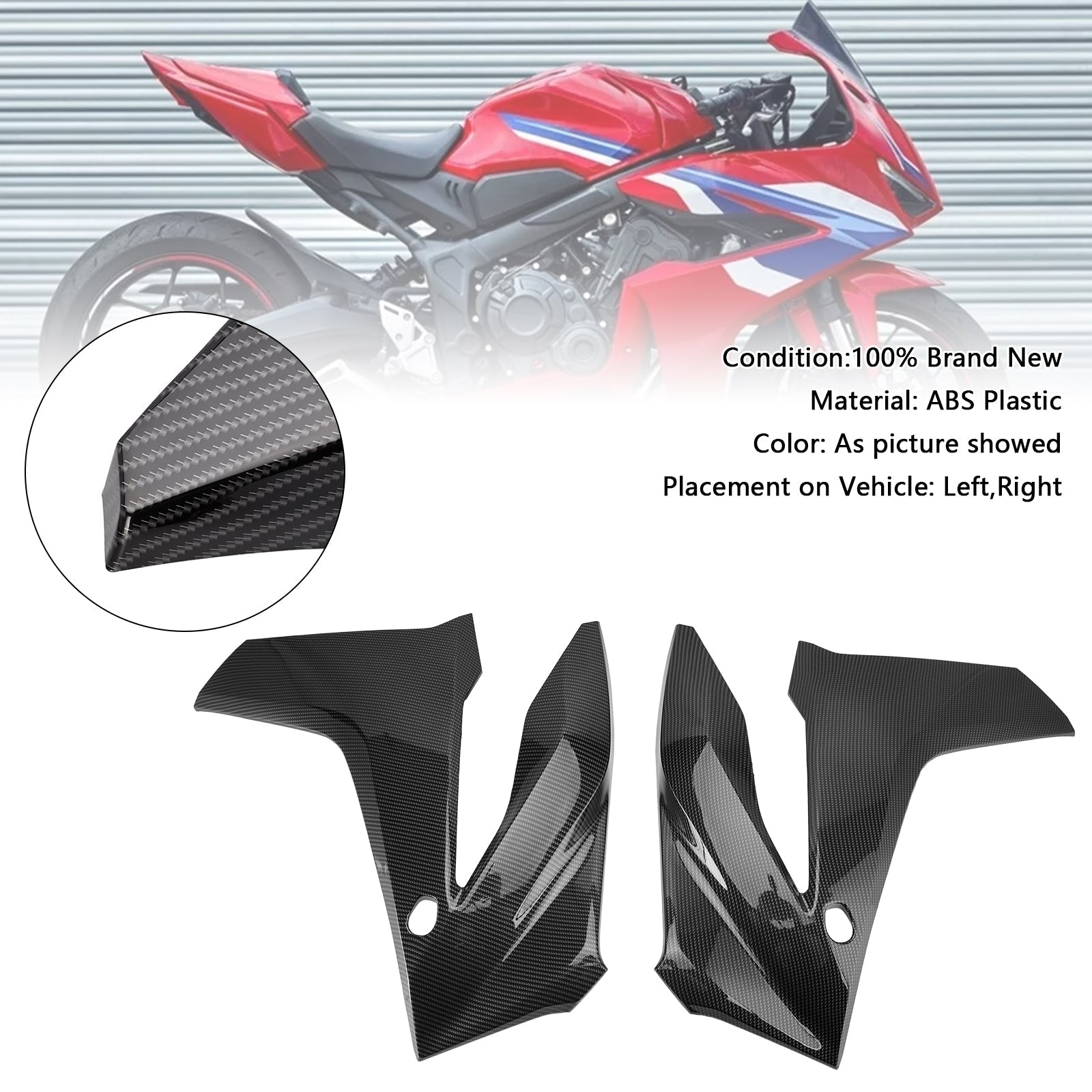 Panneau de protection du cadre latéral, carénage, capot, pour Honda CBR650R 2024-2025