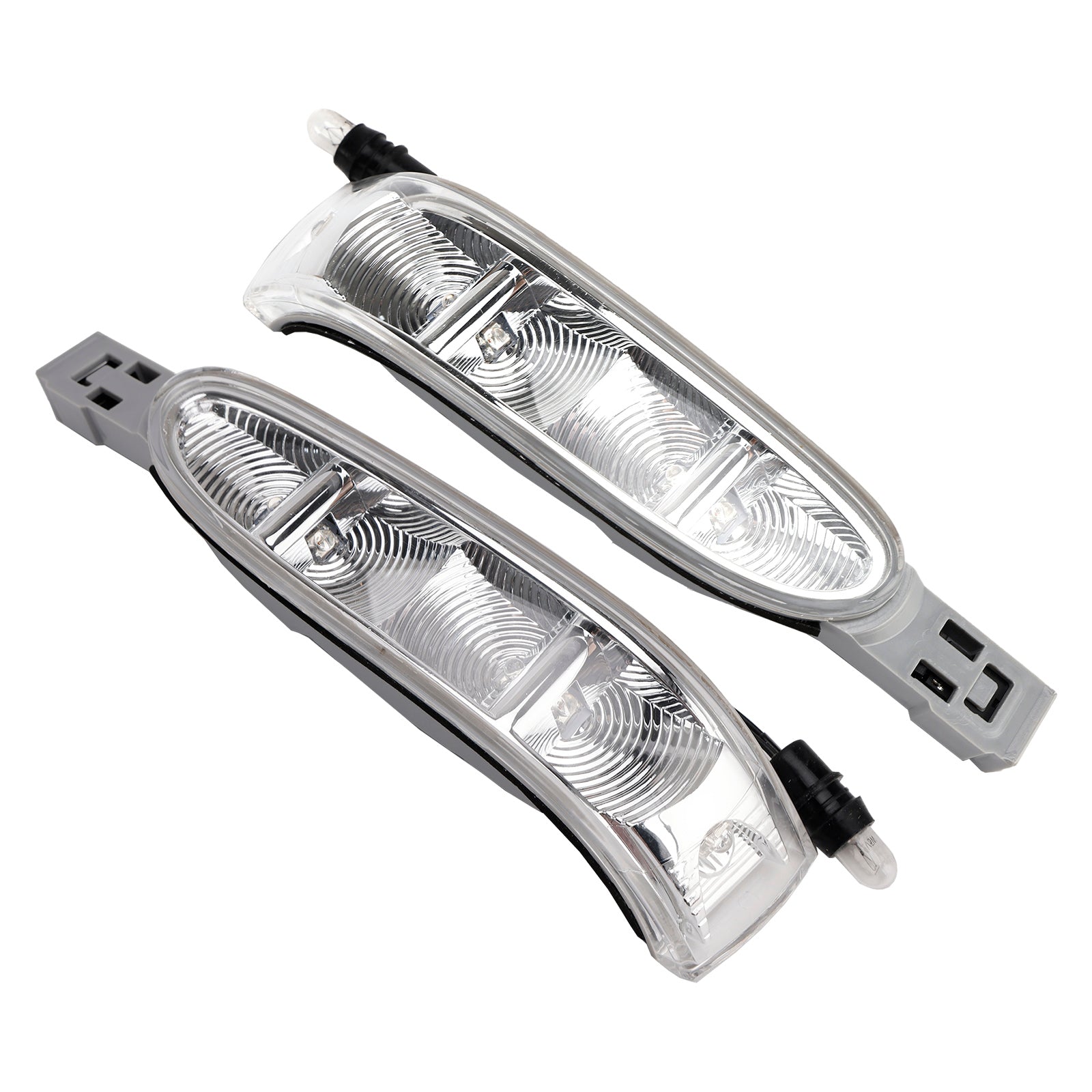 Buitenspiegels met geïntegreerde richtingaanwijzers (set van twee) voor Mercedes ML W164 (vóór de facelift) en GL X164 (vóór de facelift) - Referentie : A1648200521