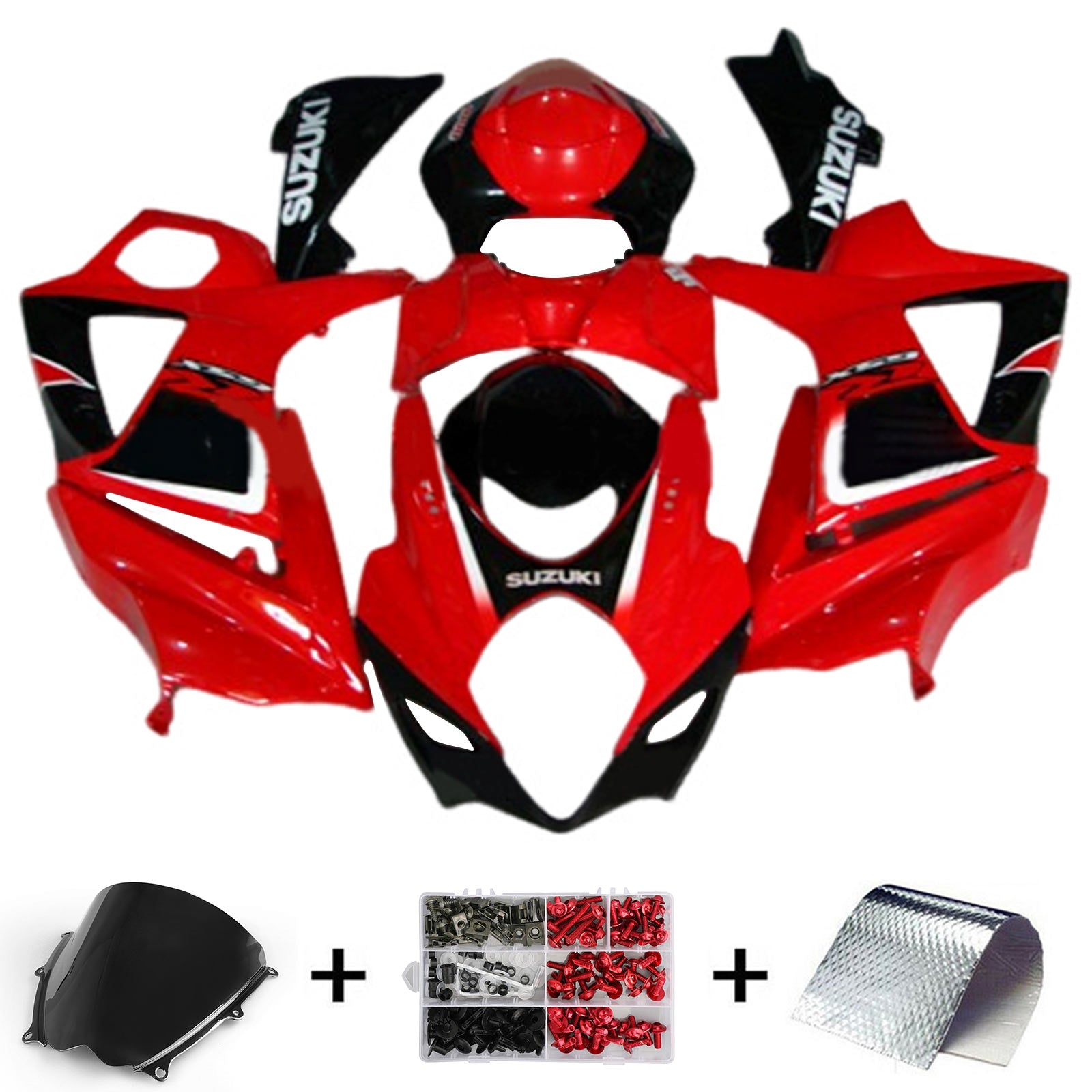 Amotopart Suzuki GSXR1000 2007-2008 K7 Kit de carenado de carrocería de plástico ABS