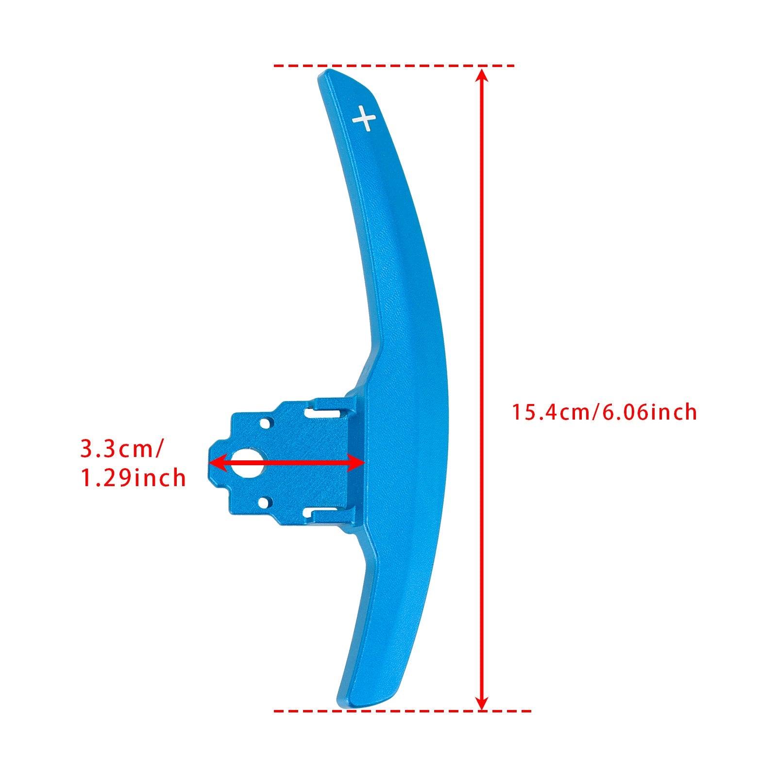 Extension de palettes de changement de vitesse pour BMW Série F F30 F31 F32 F10 X3 X5 Aluminium Bleu