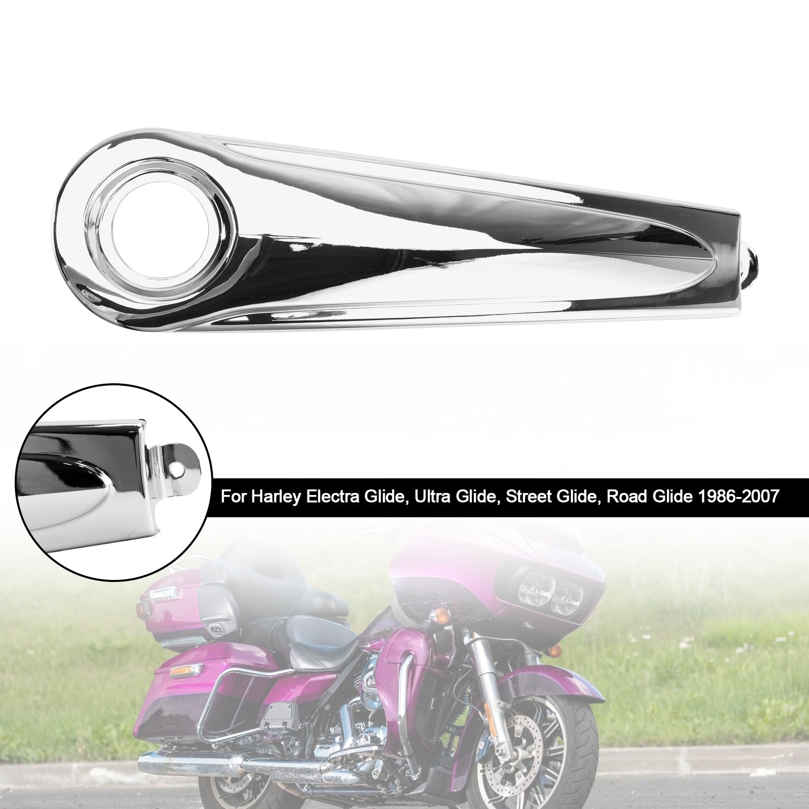 1986-2007 Harley Electra Glide, Ultra Glide, Street Glide, Road Glide Réservoir Cap Cover Panel Carénage