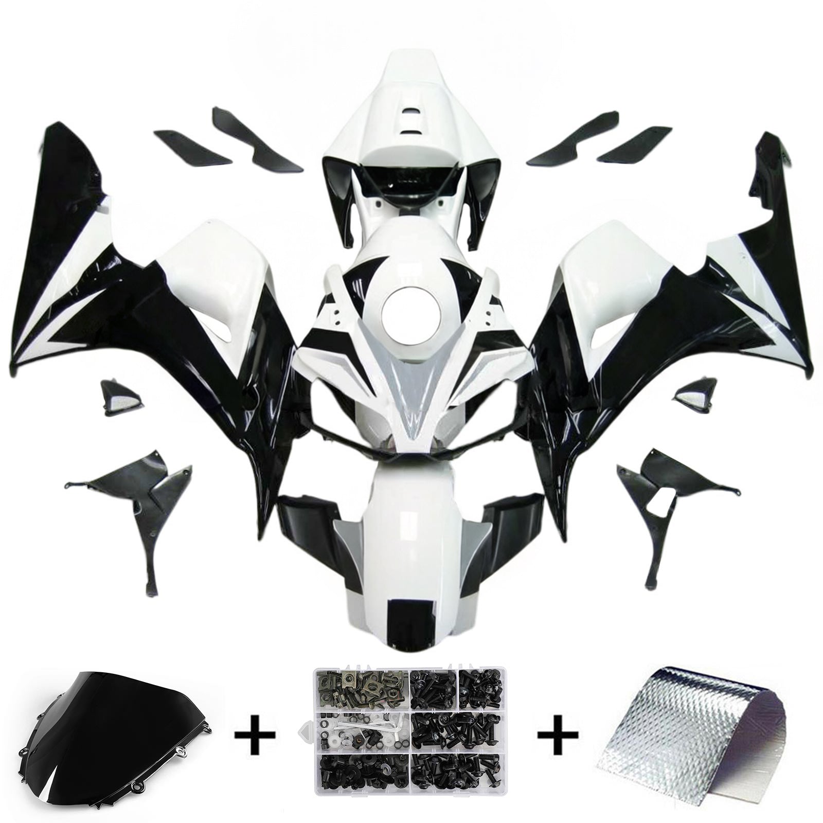 Kit de carénage injecté en plastique ABS pour Honda CBR1000RR 2006-2007