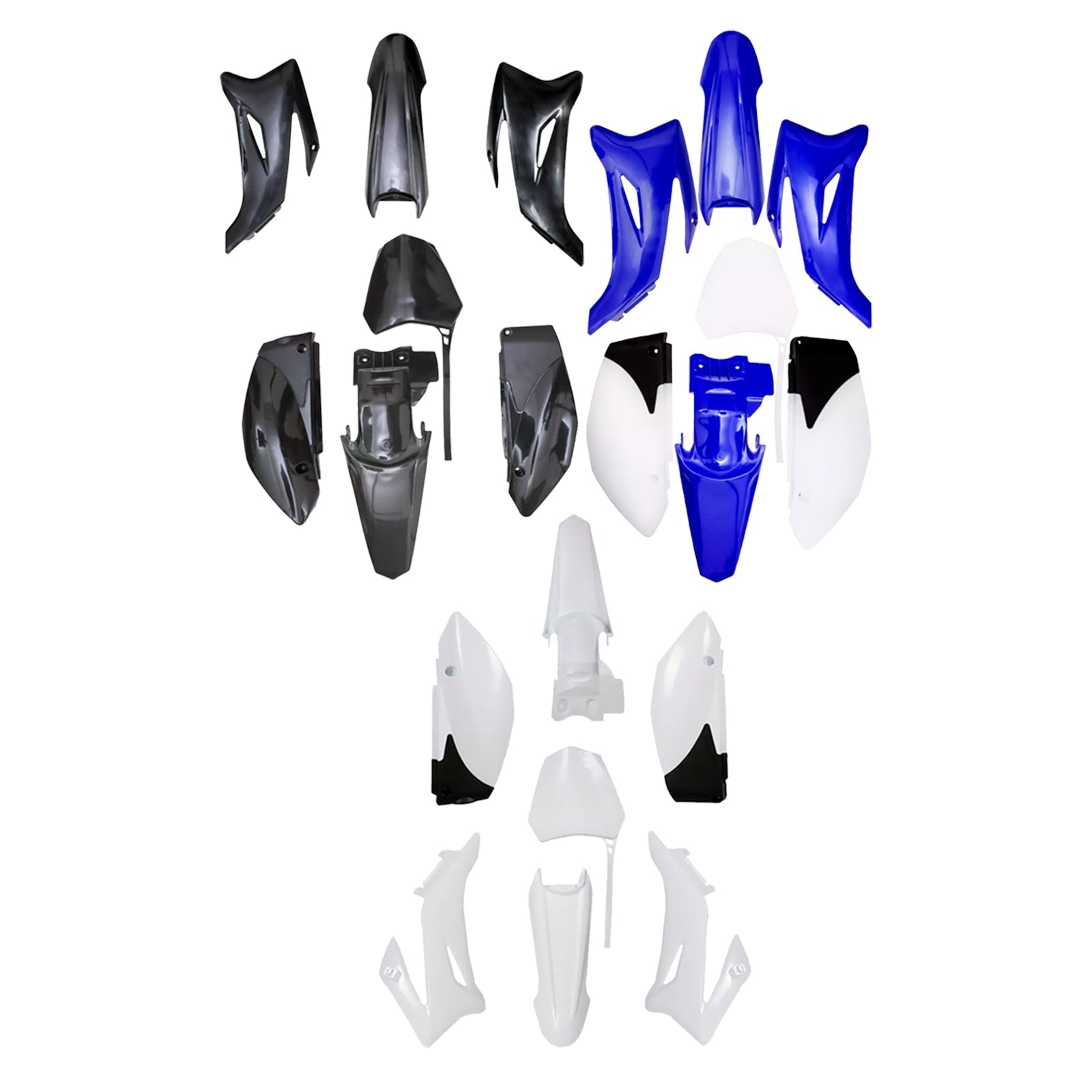 Kit carrosserie plastique et carénage garde-boue pour moto tout-terrain Yamaha TTR110