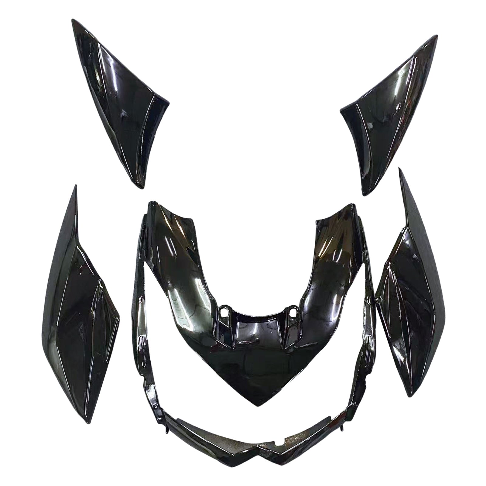 Kit de carénage en plastique ABS injecté compatible avec Kawasaki Z1000 2010-2013