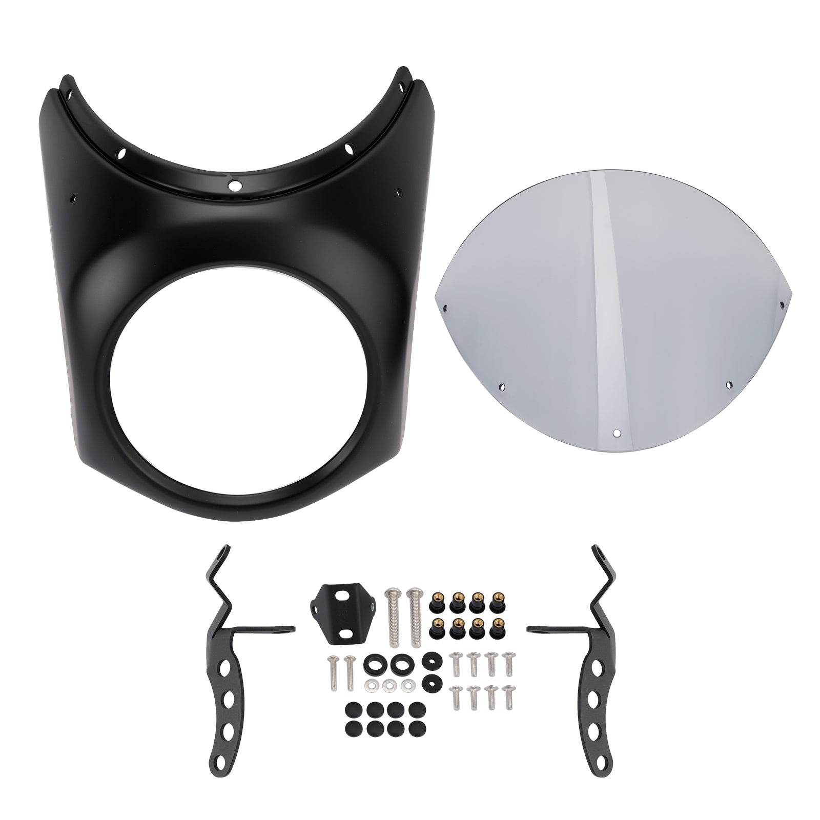 Fiera del parabrezza del faro per eliminatori Kawasaki 500 2024-2025